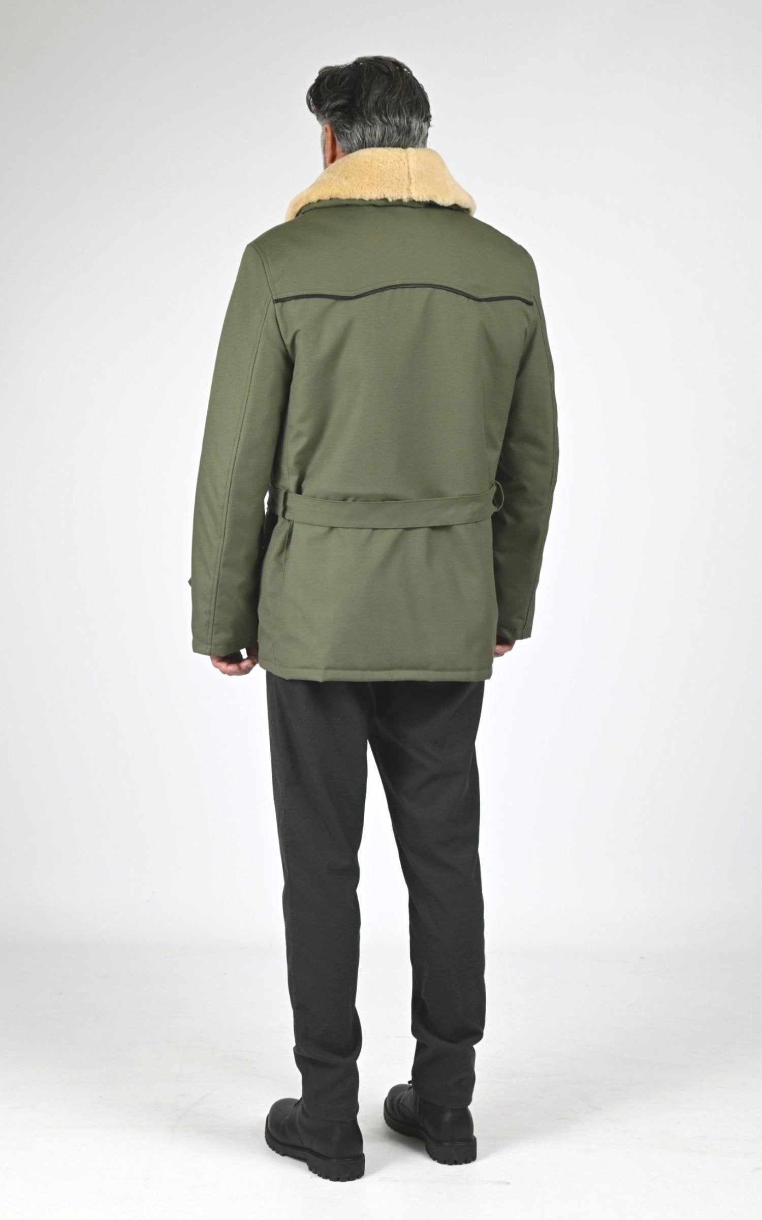 Veste Textile Homme La Canadienne, modèle Canadienne 2 de couleur kaki