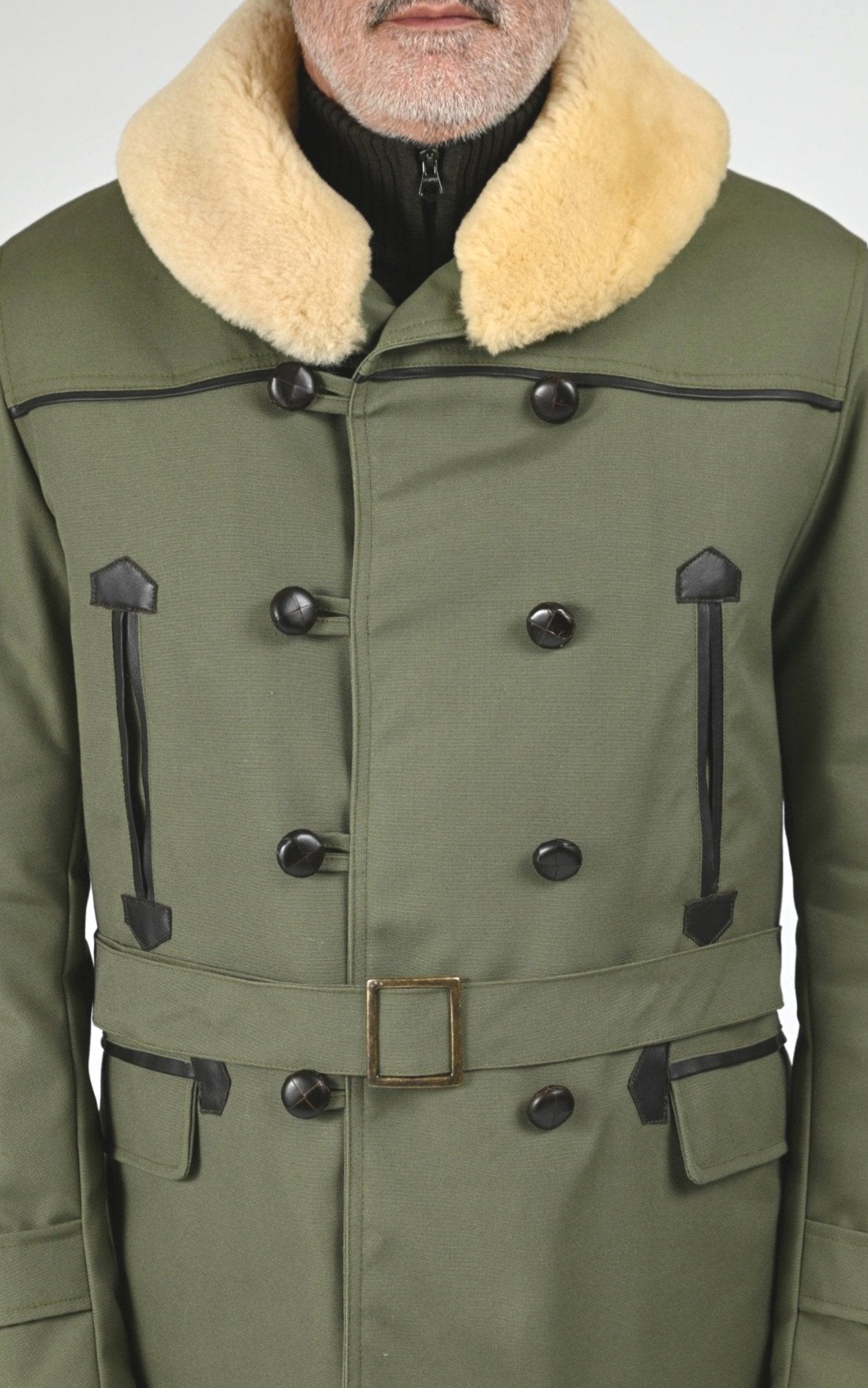 Veste Textile Homme La Canadienne, modèle Canadienne 2 de couleur kaki