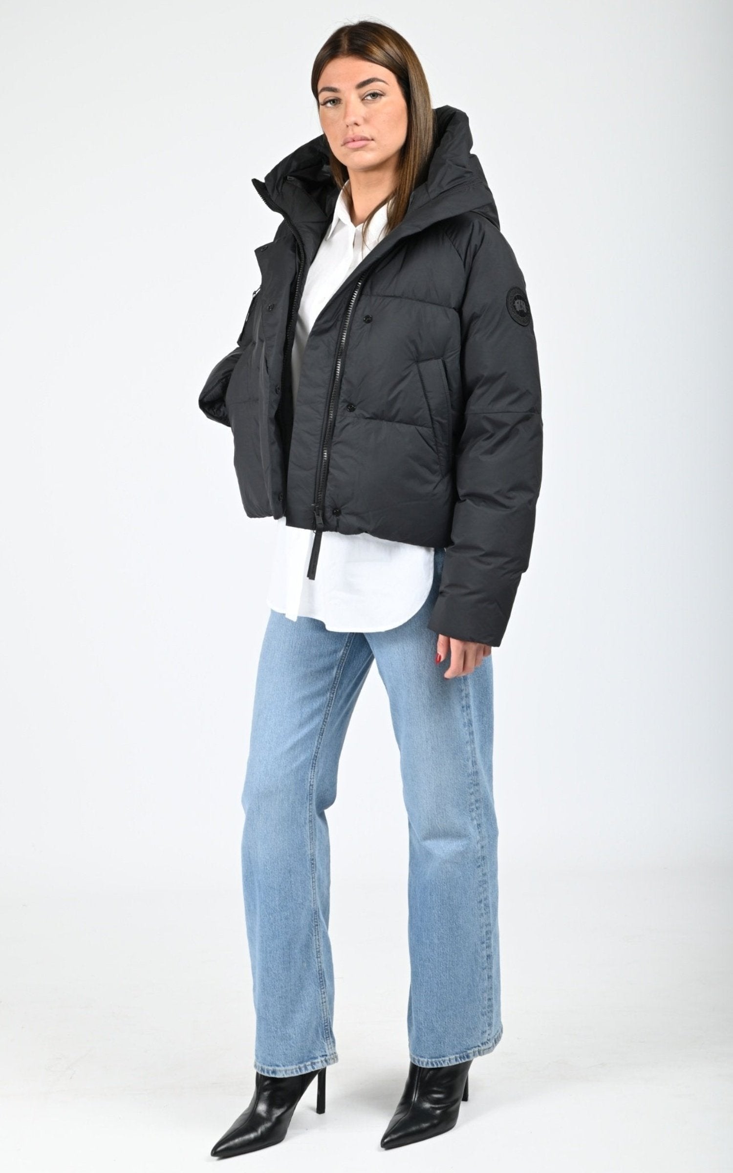 Bl doudoune Textile Femme Canada Goose, modèle Chilliwack puffer td 2088wt de couleur black 61