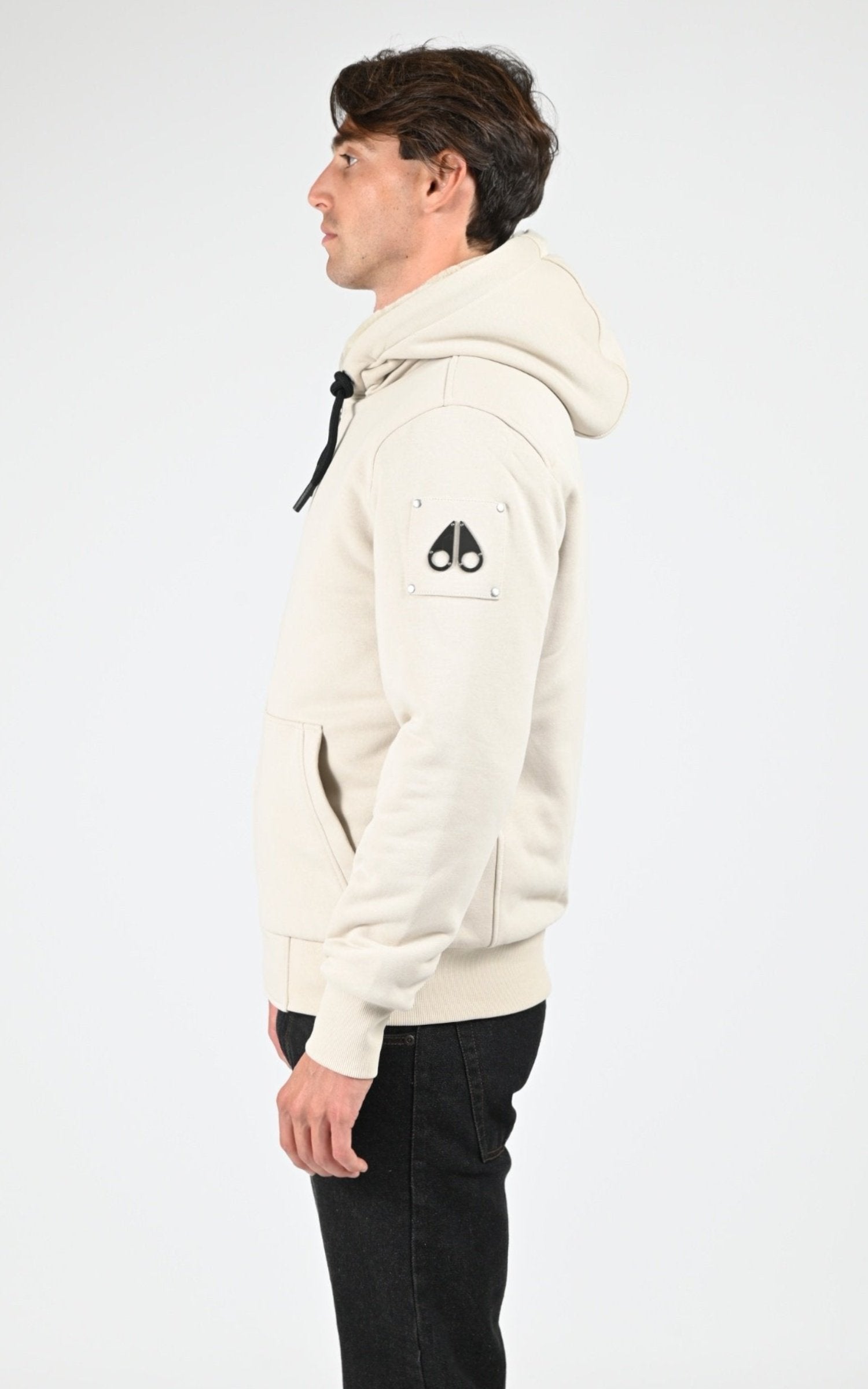 Gilet Textile Homme Moose Knuckles, modèle Classic bunny 3 m32ms600 de couleur alabaster 1718