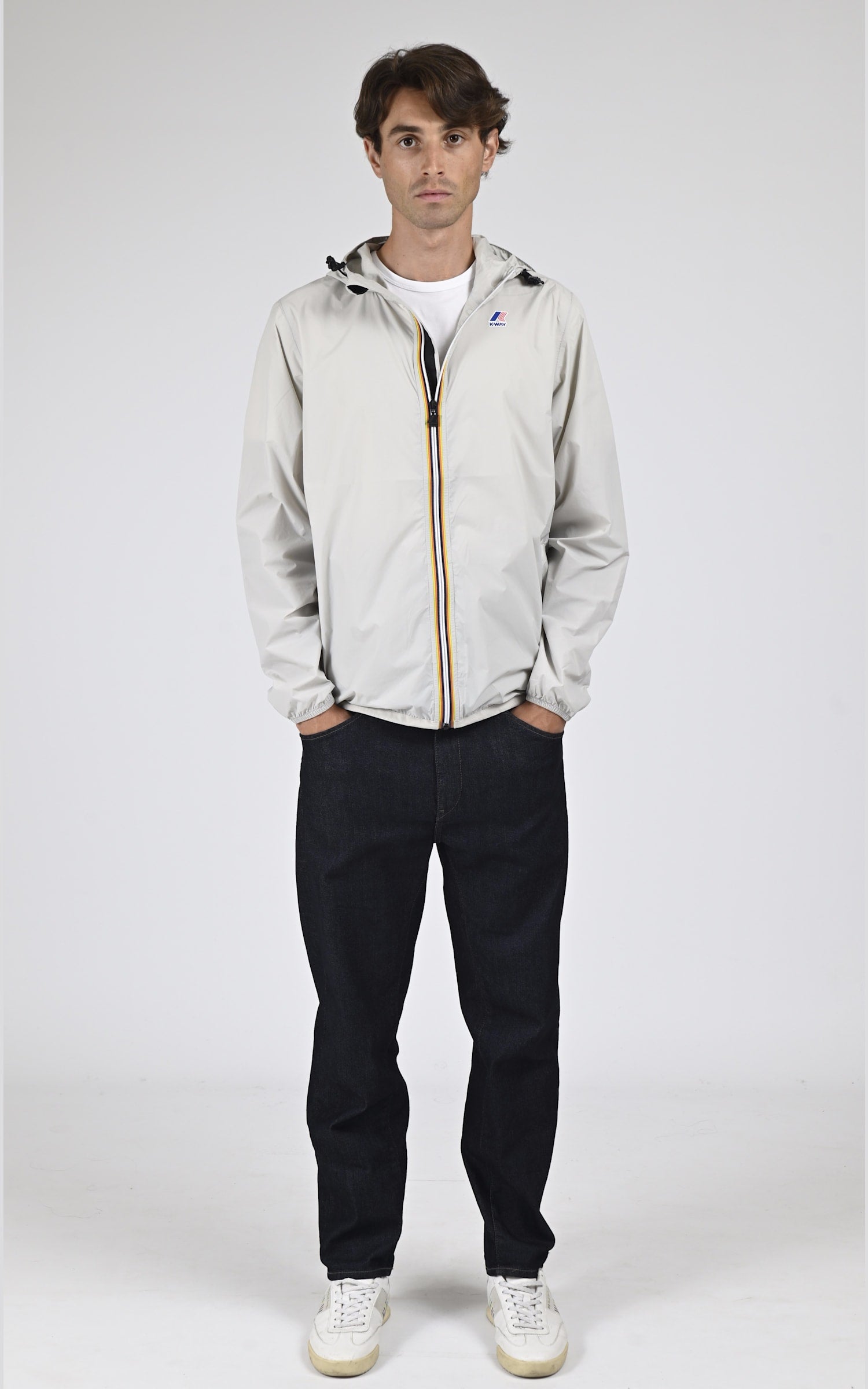 Blouson Textile Mixte K-way, modèle Claude 4.0 k2123zw de couleur beige / taupe 2