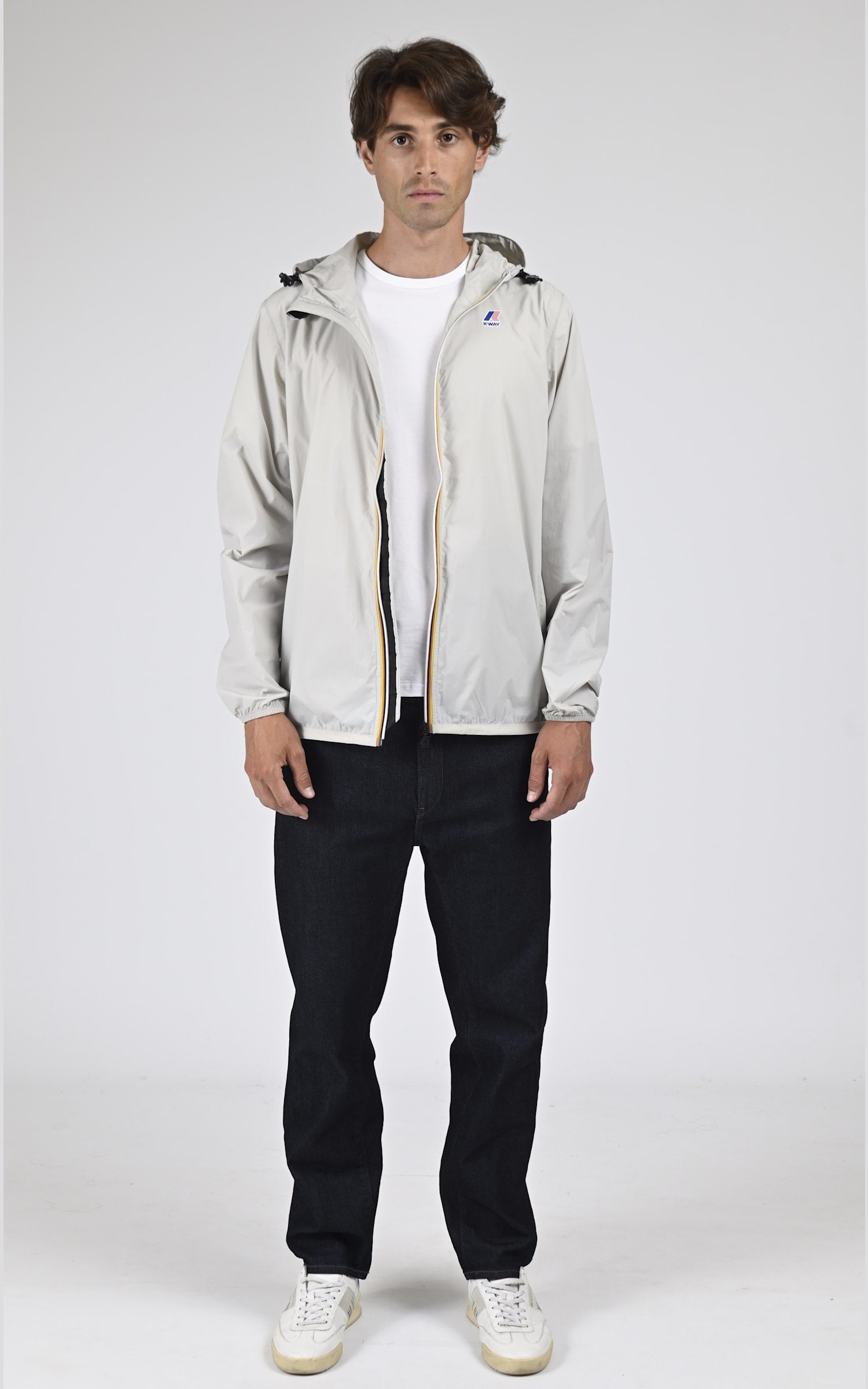 Blouson Textile Mixte K-way, modèle Claude 4.0 k2123zw de couleur beige / taupe 3