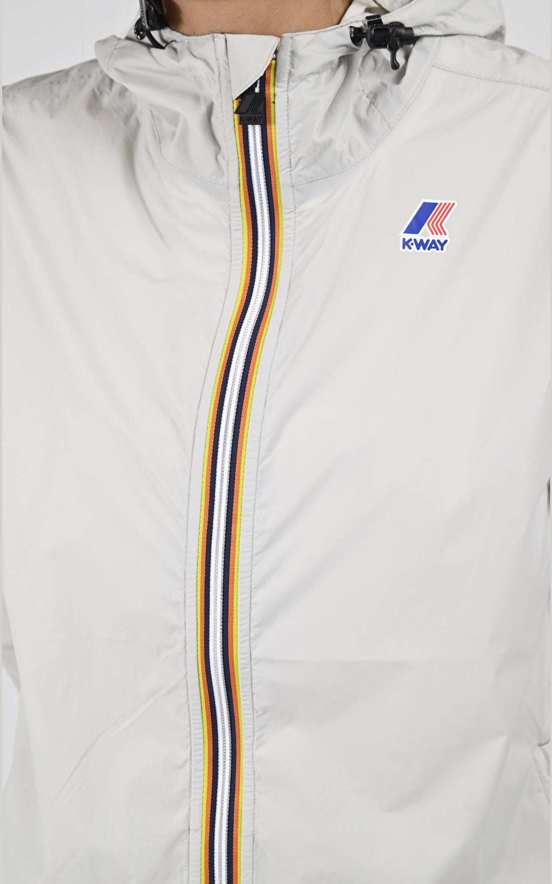 Blouson Textile Mixte K-way, modèle Claude 4.0 k2123zw de couleur beige / taupe