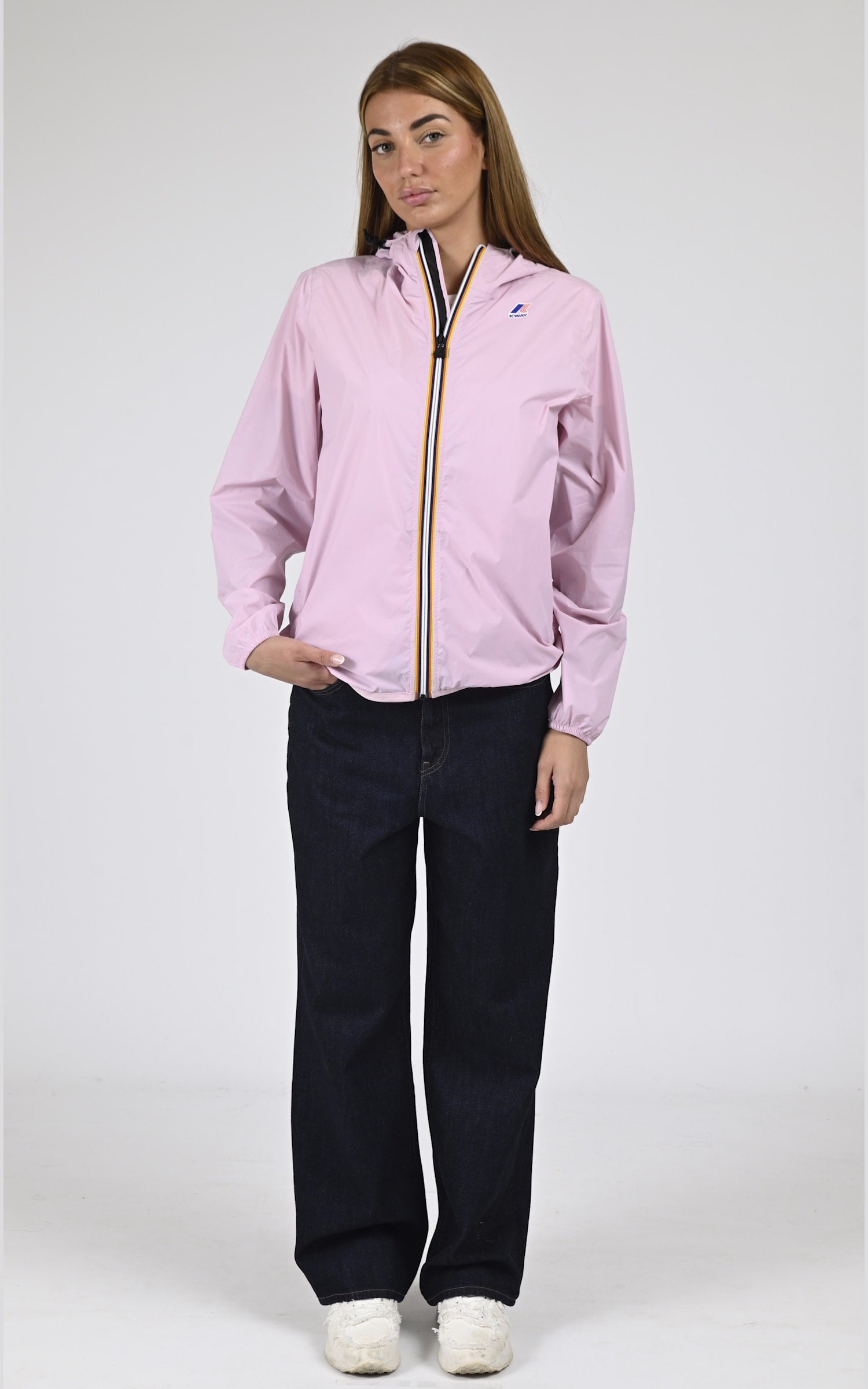Blouson Textile Mixte K-way, modèle Claude 4.0 k2123zw de couleur rose 2