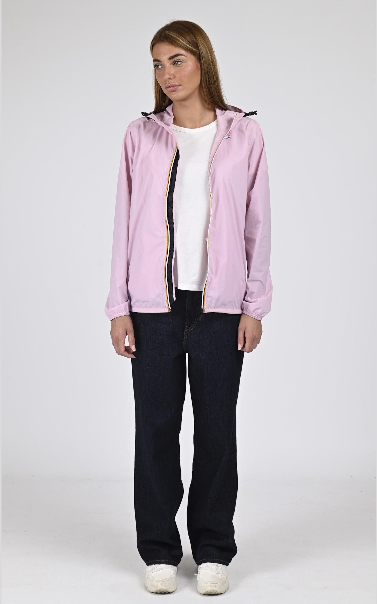 Blouson Textile Mixte K-way, modèle Claude 4.0 k2123zw de couleur rose 3