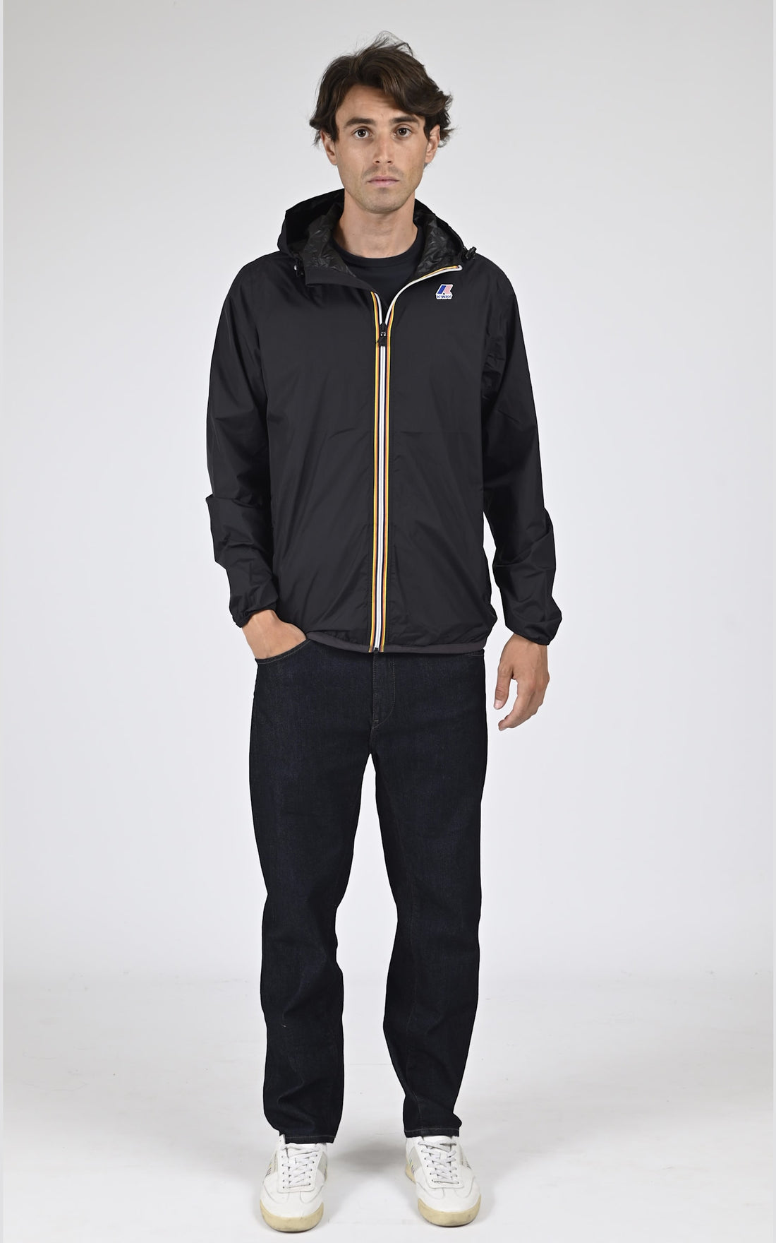 Blouson Textile Mixte K-way, modèle Claude 4.0 k2123zw de couleur noir