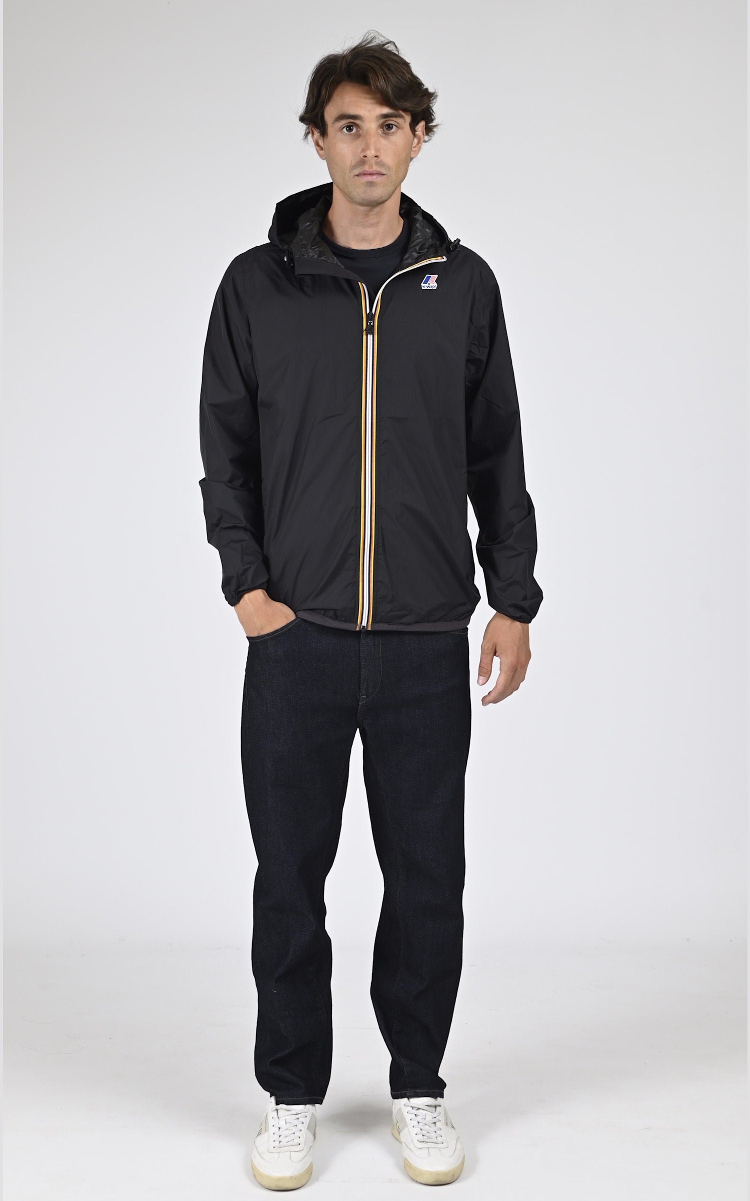 Blouson Textile Mixte K-way, modèle Claude 4.0 k2123zw de couleur noir