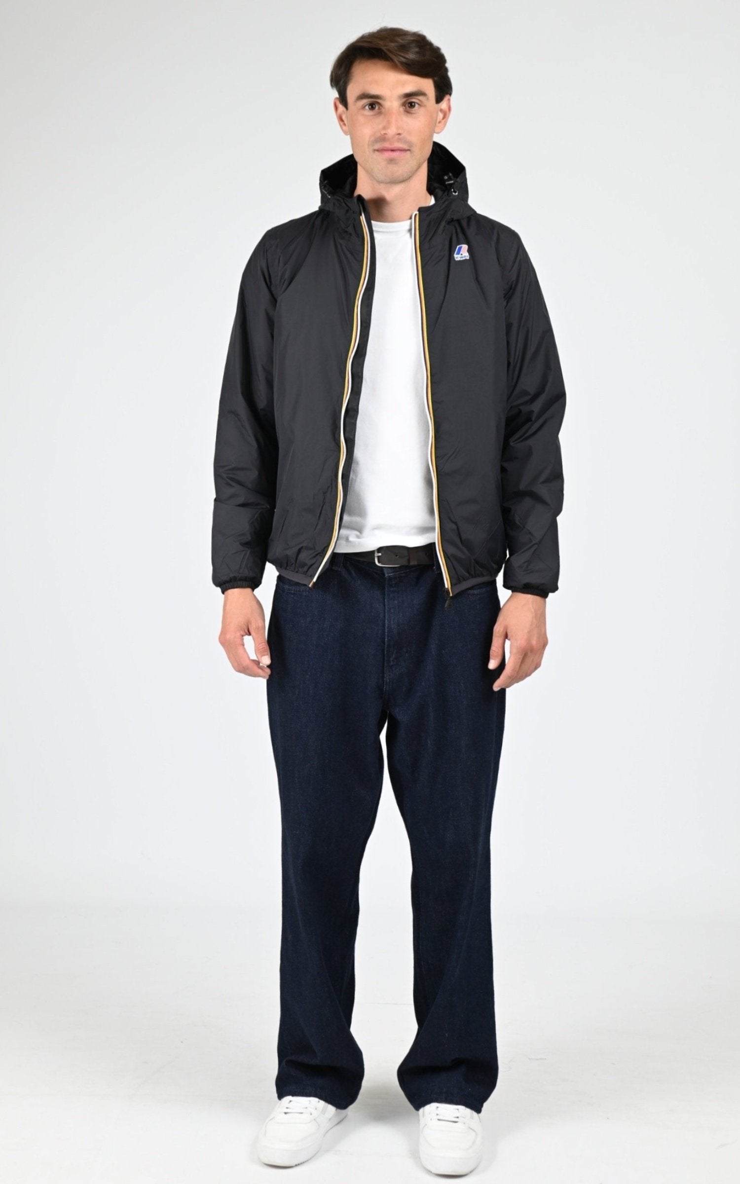 Blouson Textile Mixte K-Way, modèle Claude warm 4.0 k61273w de couleur black usy