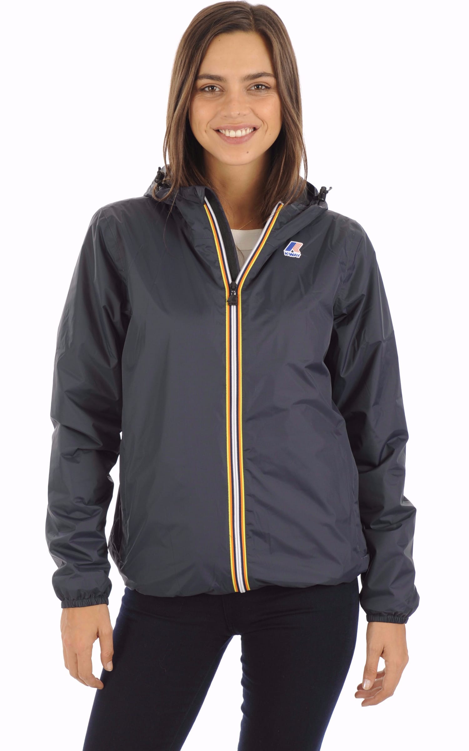 3/4 Textile Mixte K-way, modèle Claude warm k00bei0 de couleur bleu