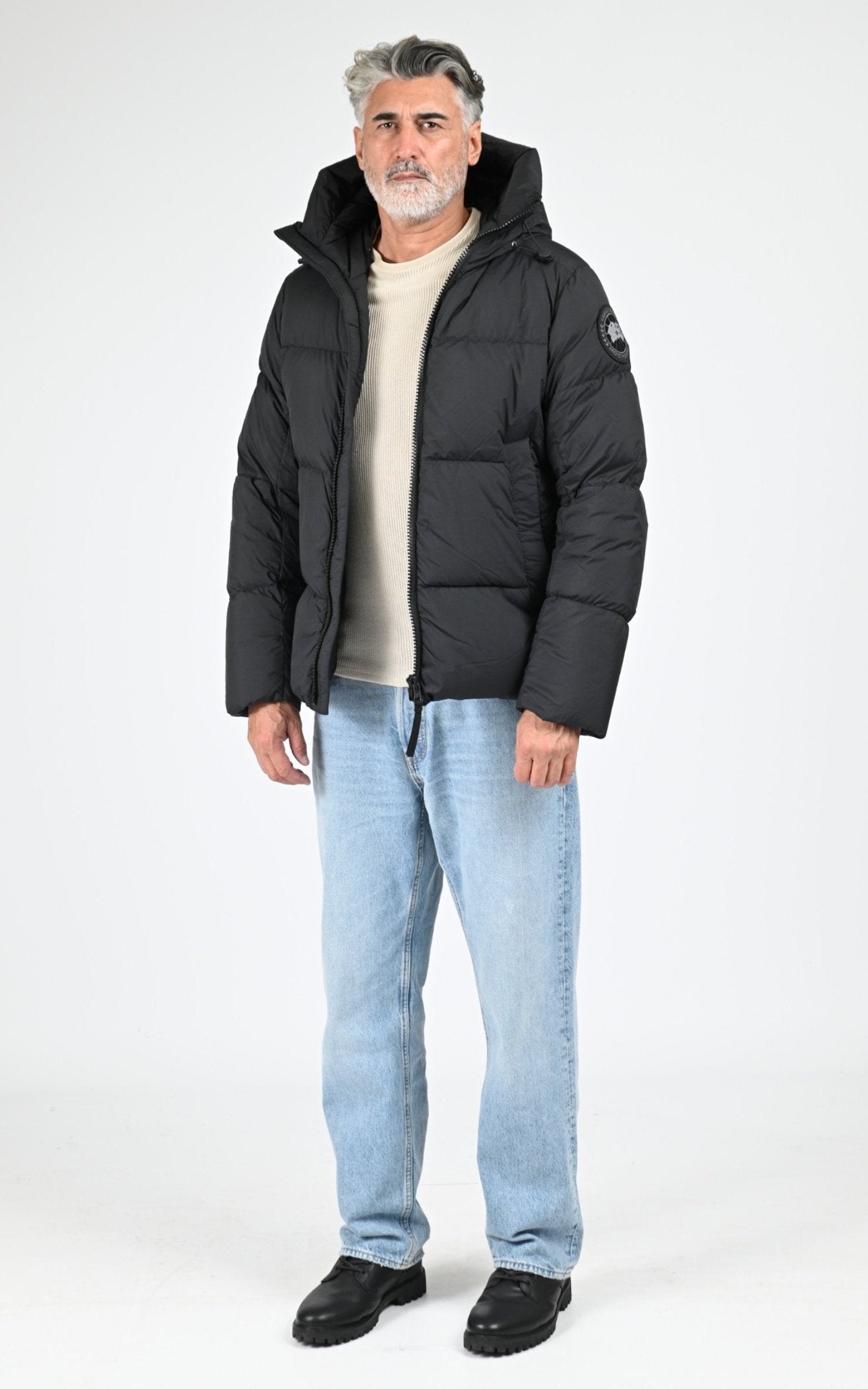 Ves doudoune Textile Homme Canada Goose, modèle Crofton puffer ma 2282mb de couleur black 61