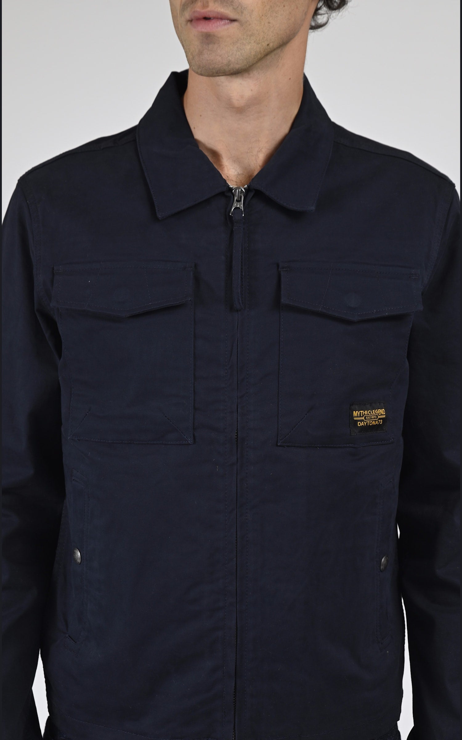 Blouson Textile Homme Daytona 73, modèle Cyclos 104122 de couleur navy