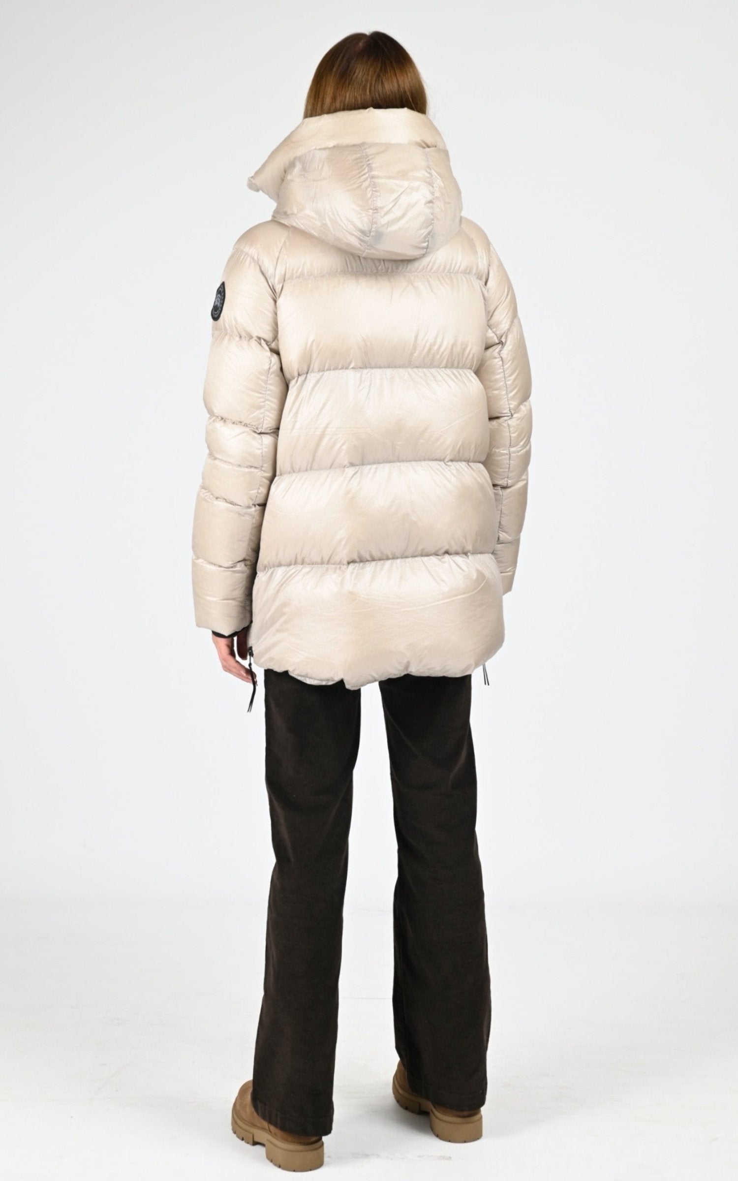 Ves doudoune Textile Femme Canada Goose, modèle Cypress puffer 2239lb de couleur limestone 432