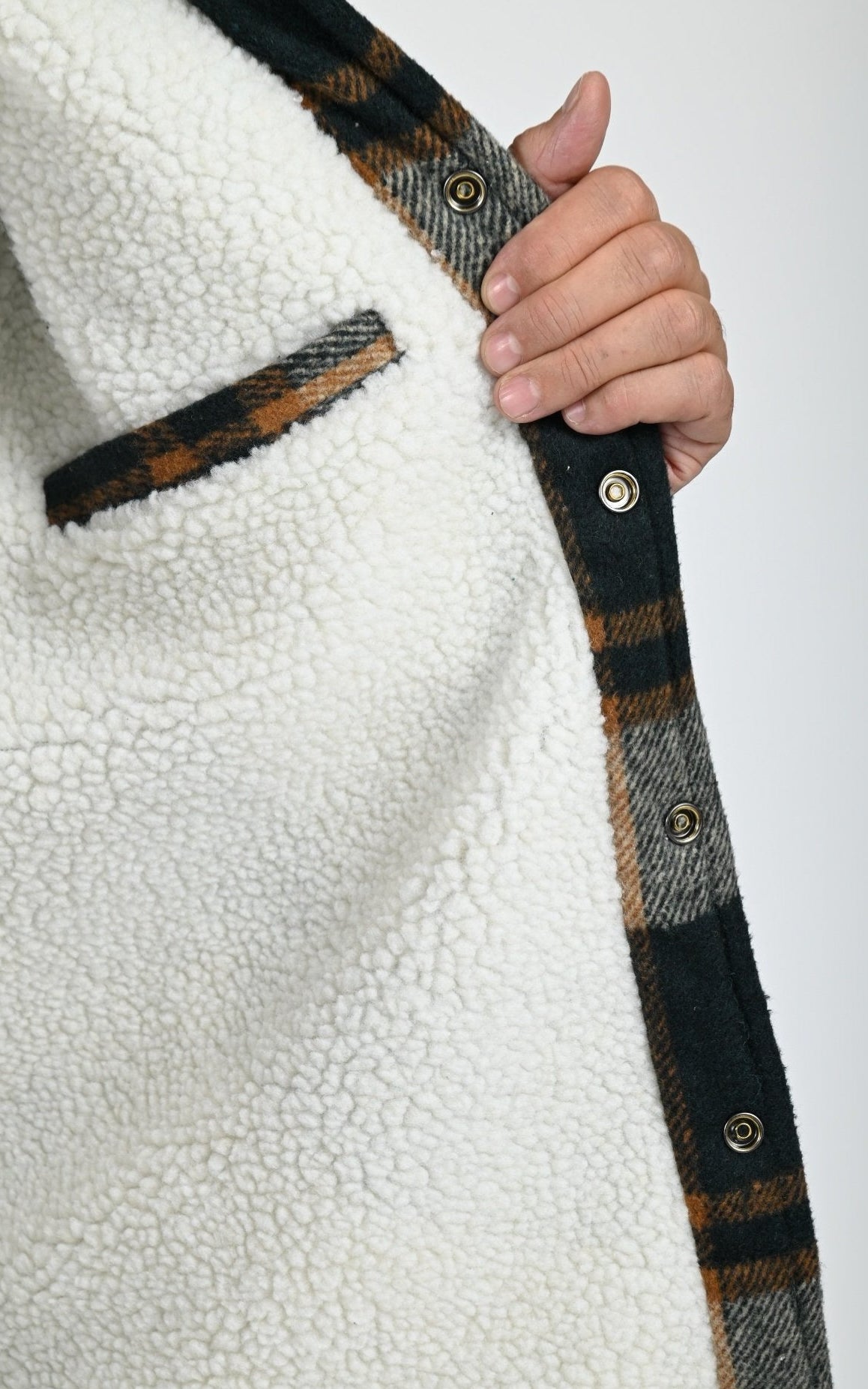 Surchemise sherpa Cary vert