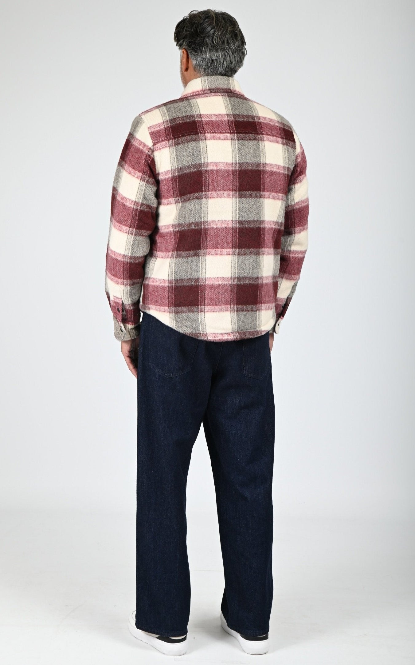 Surchemise sherpa Cary rouge