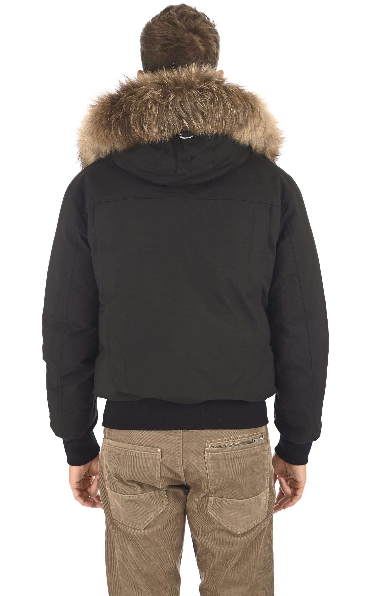 Bl doudoune Textile Homme Mackage, modèle Dixon-f de couleur noir - vue arrière