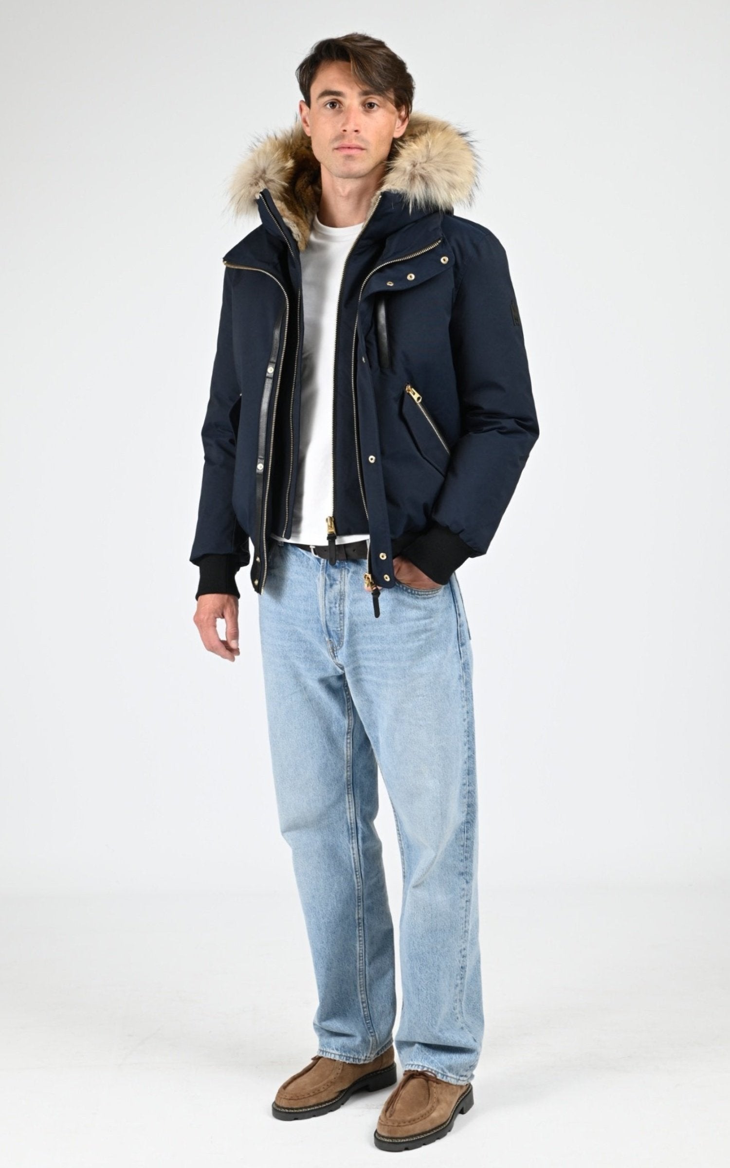 A "DIXON-F" Bleu Marine Mackage Bl Doudoune Homme back photo