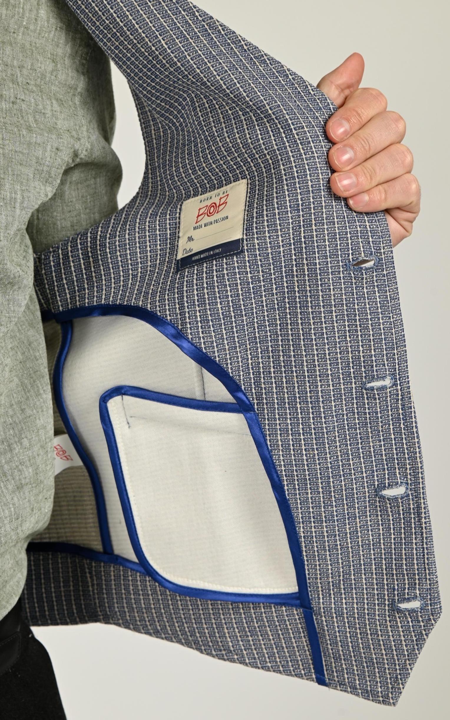 Gilet Textile Homme Bob, modèle Drug568 de couleur inchiostro