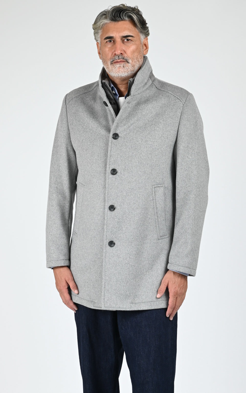 Manteau Duran laine gris
