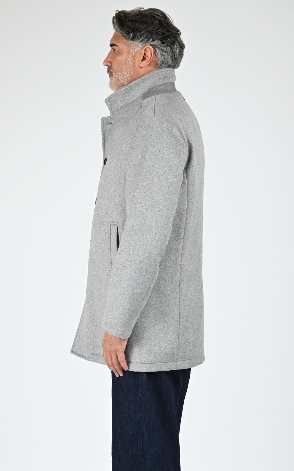 Manteau Duran laine gris 3