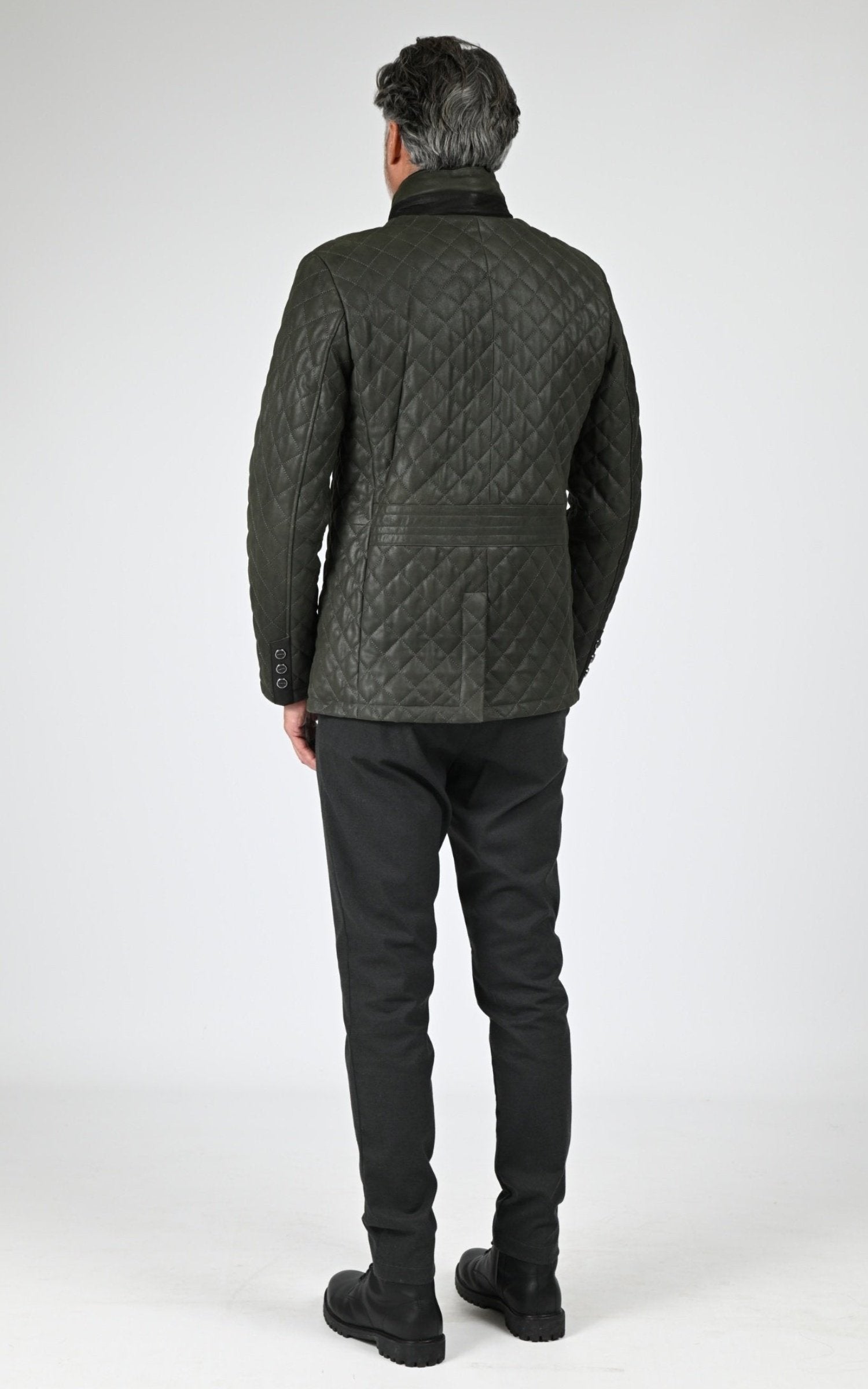 A "E09" Vert La Canadienne Veste Homme interior photo