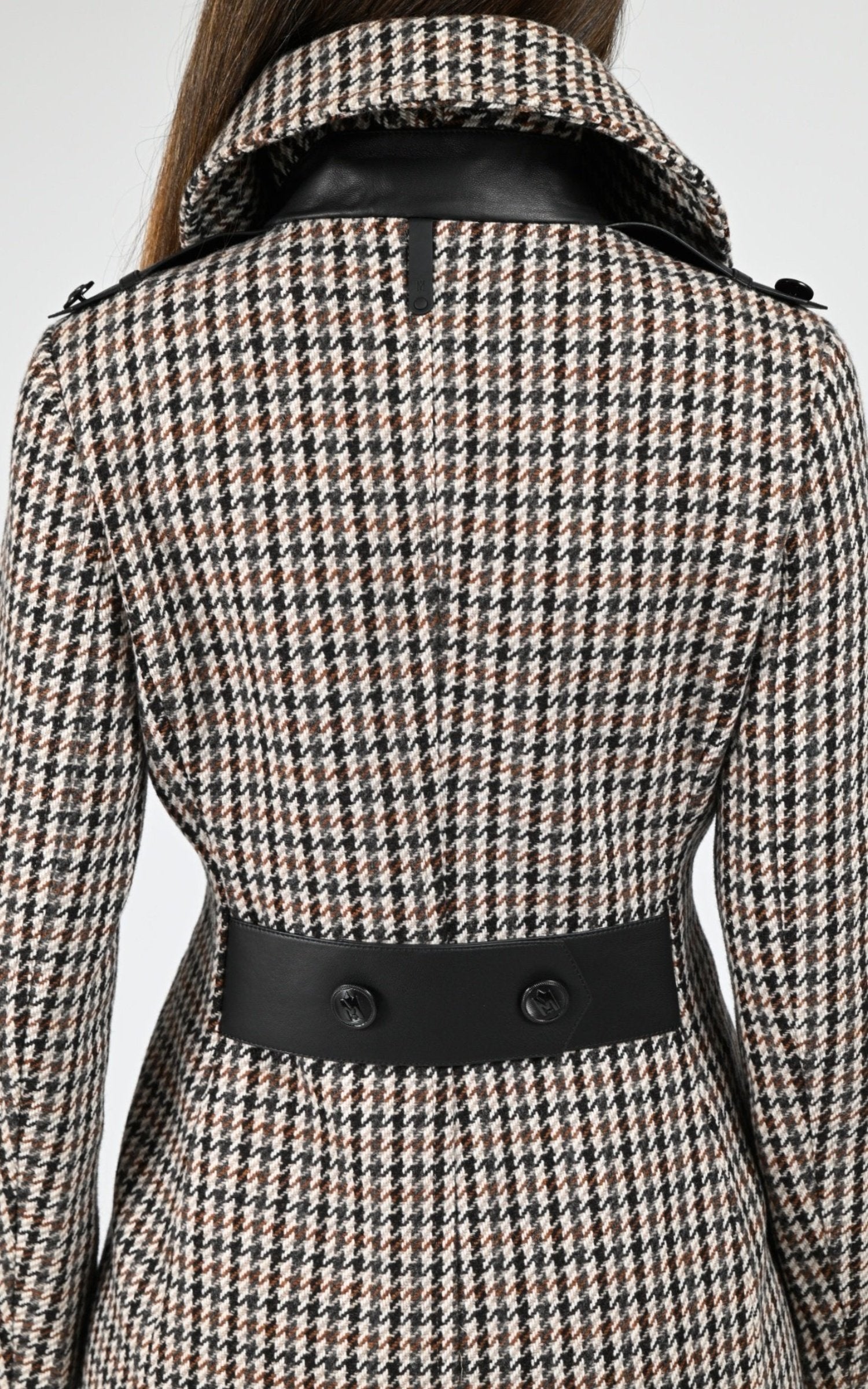 Manteau Textile Femme Mackage, modèle Elodie ht de couleur earth brown