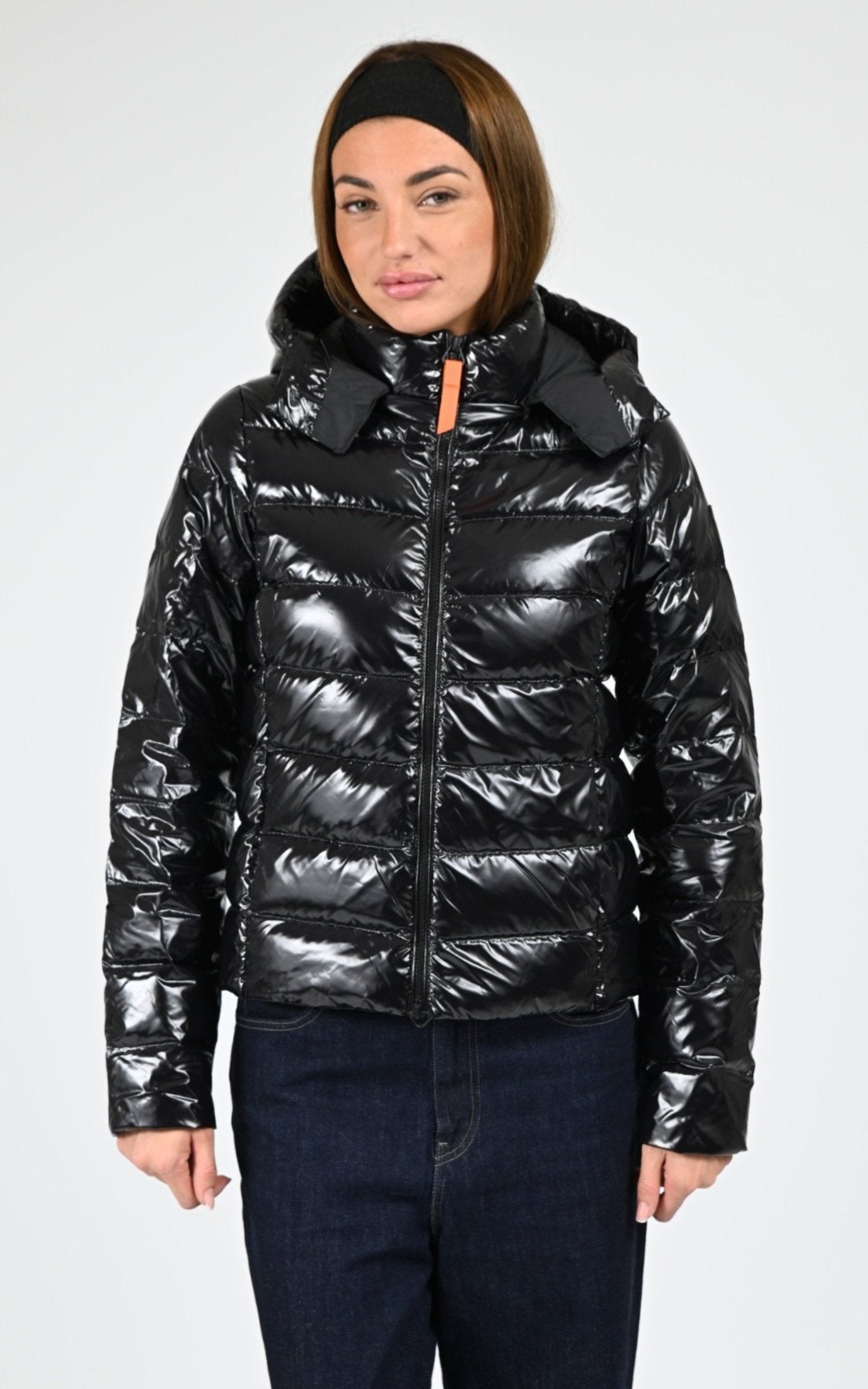 A "FRANCE" Noir Gertrude Bl Doudoune Femme opened photo