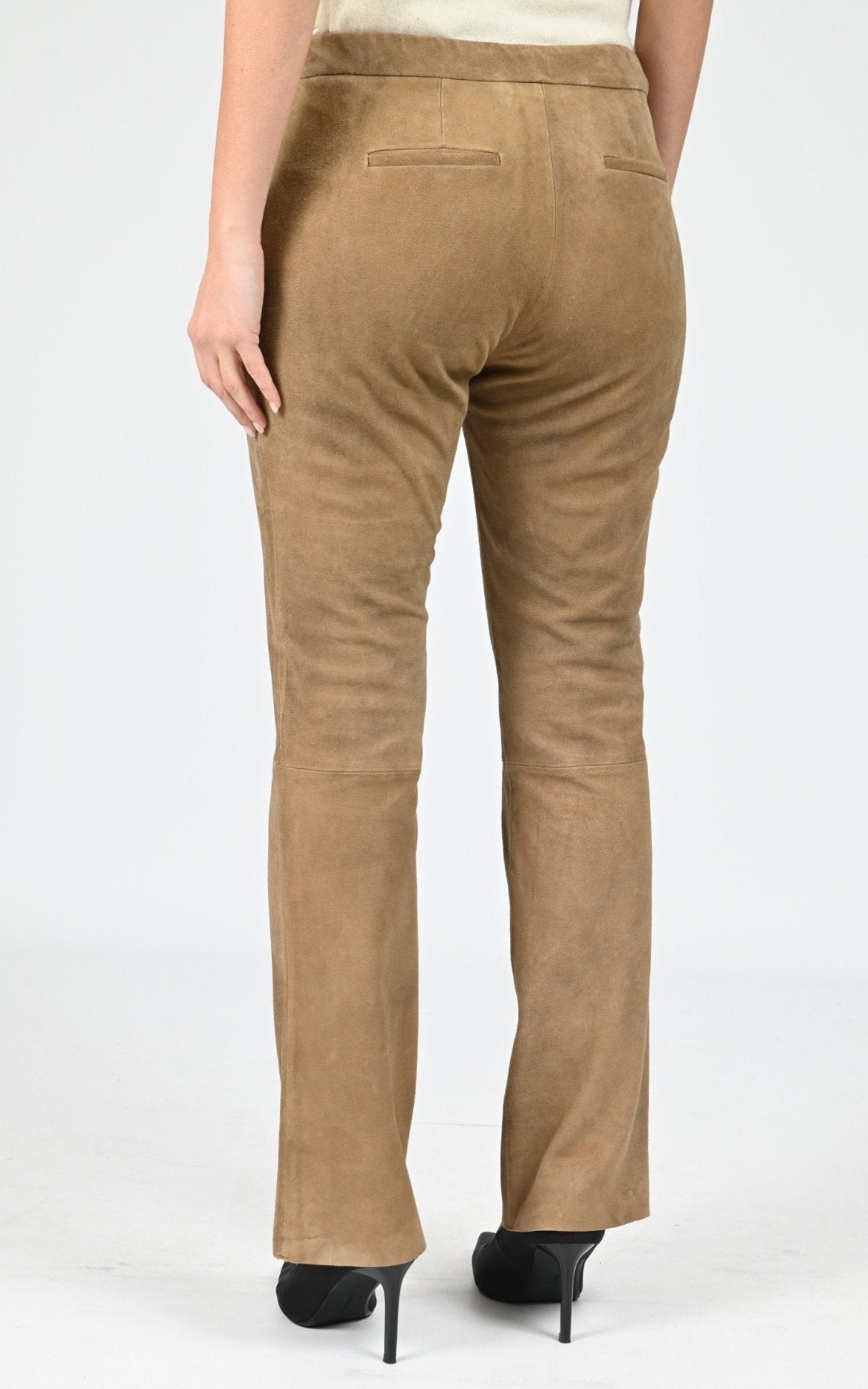 Pantalon Cuir Femme Oakwood, modèle Free 65138 de couleur tabacco 511