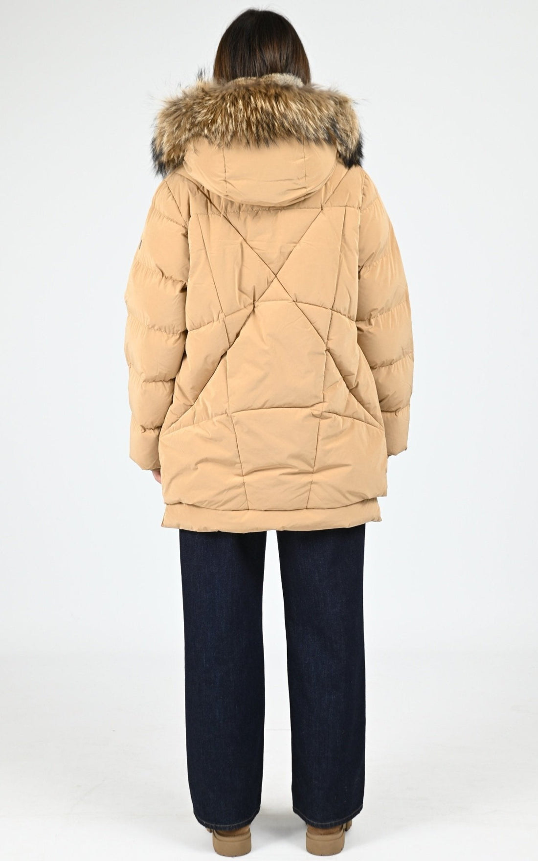 Ves doudoune Textile Femme Blonde No.8, modèle Frost 515 de couleur croissant 5400