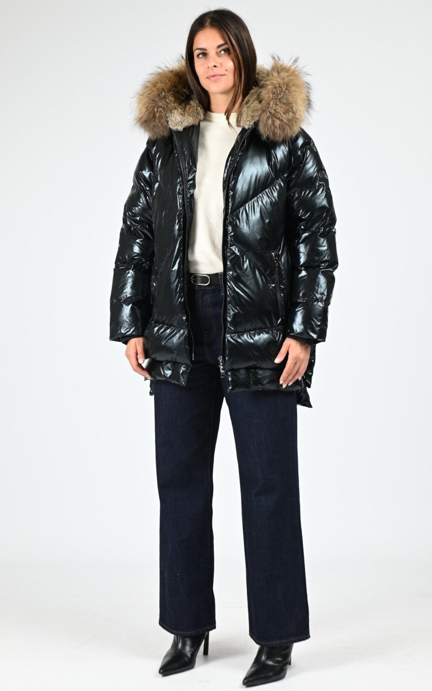 Ves doudoune Textile Femme Blonde No.8, modèle Frost m 515 de couleur black 2000