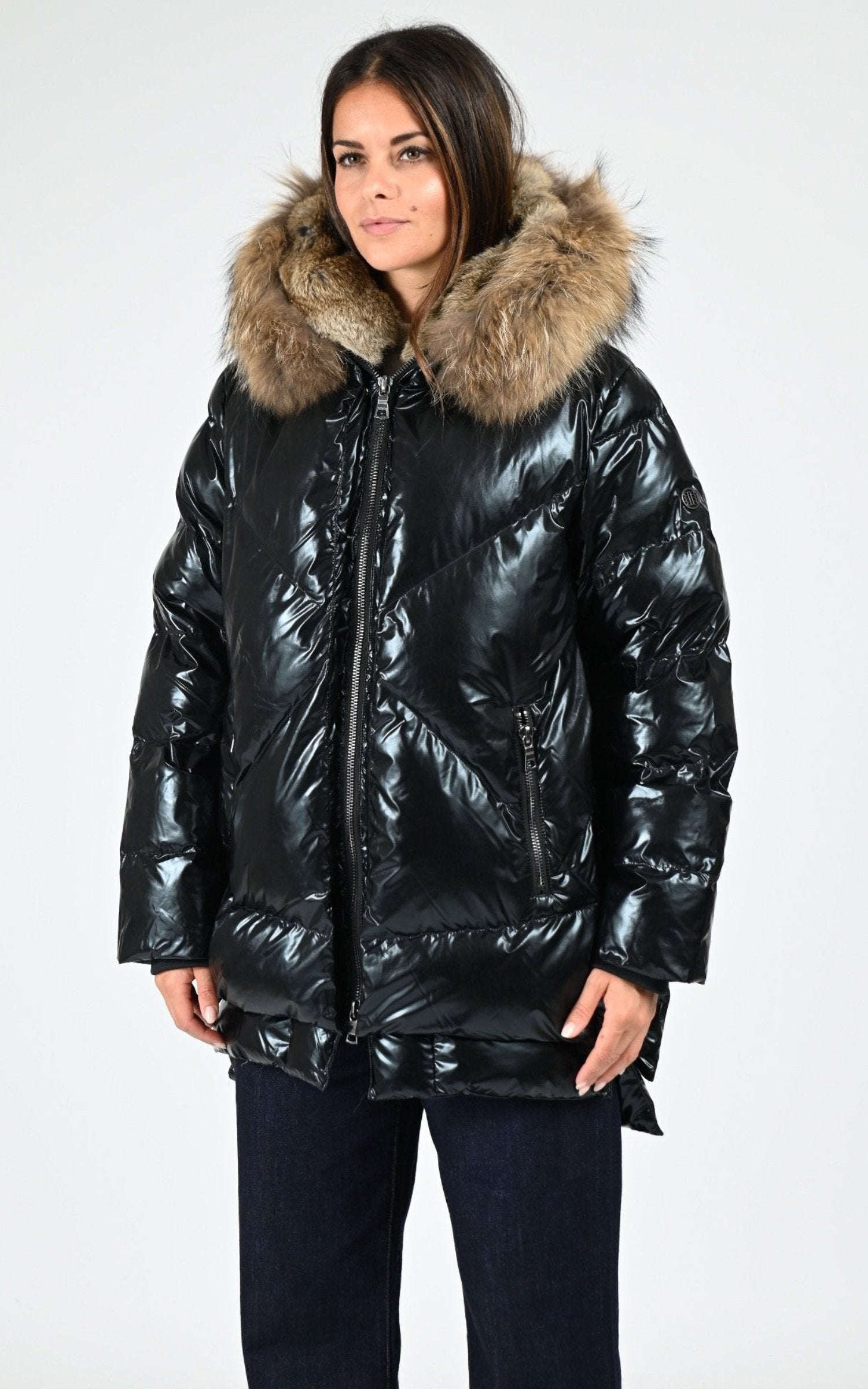 Ves doudoune Textile Femme Blonde No.8, modèle Frost m 515 de couleur black 2000