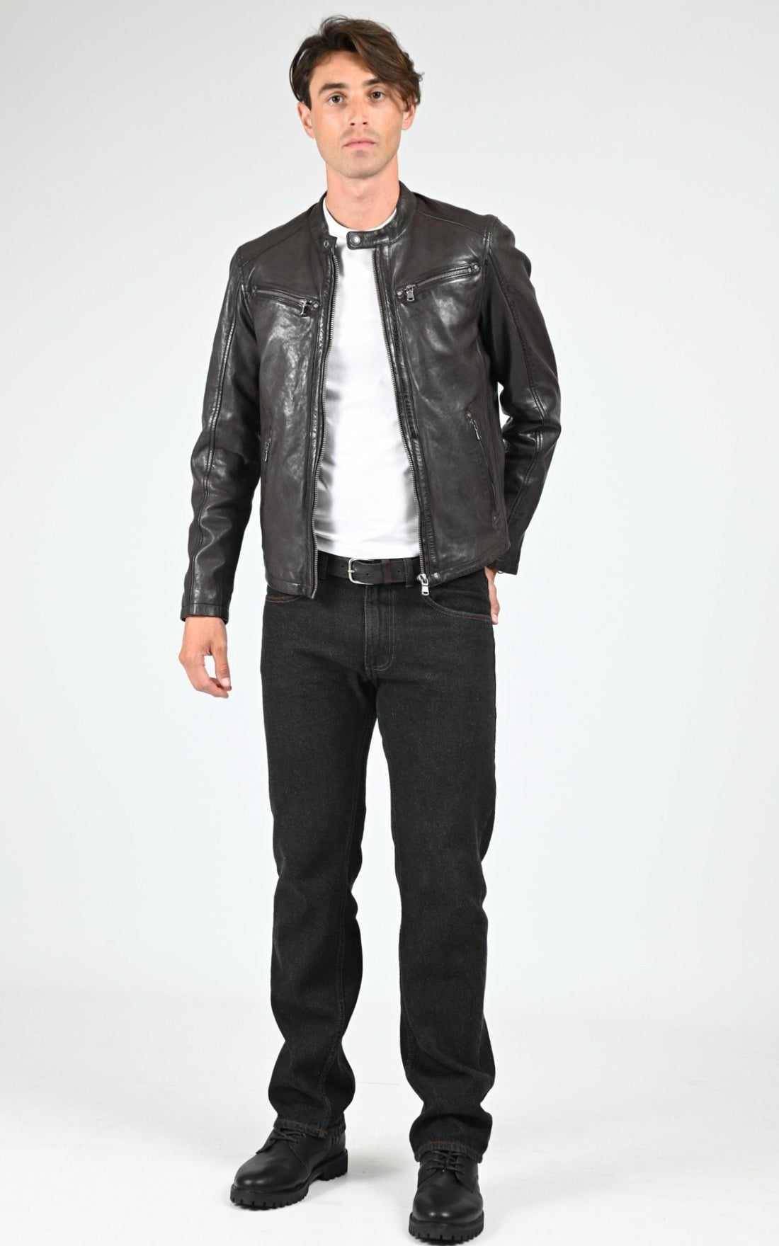 A "GAFINO 101843" Marron Daytona 73 Blouson Homme interior photo