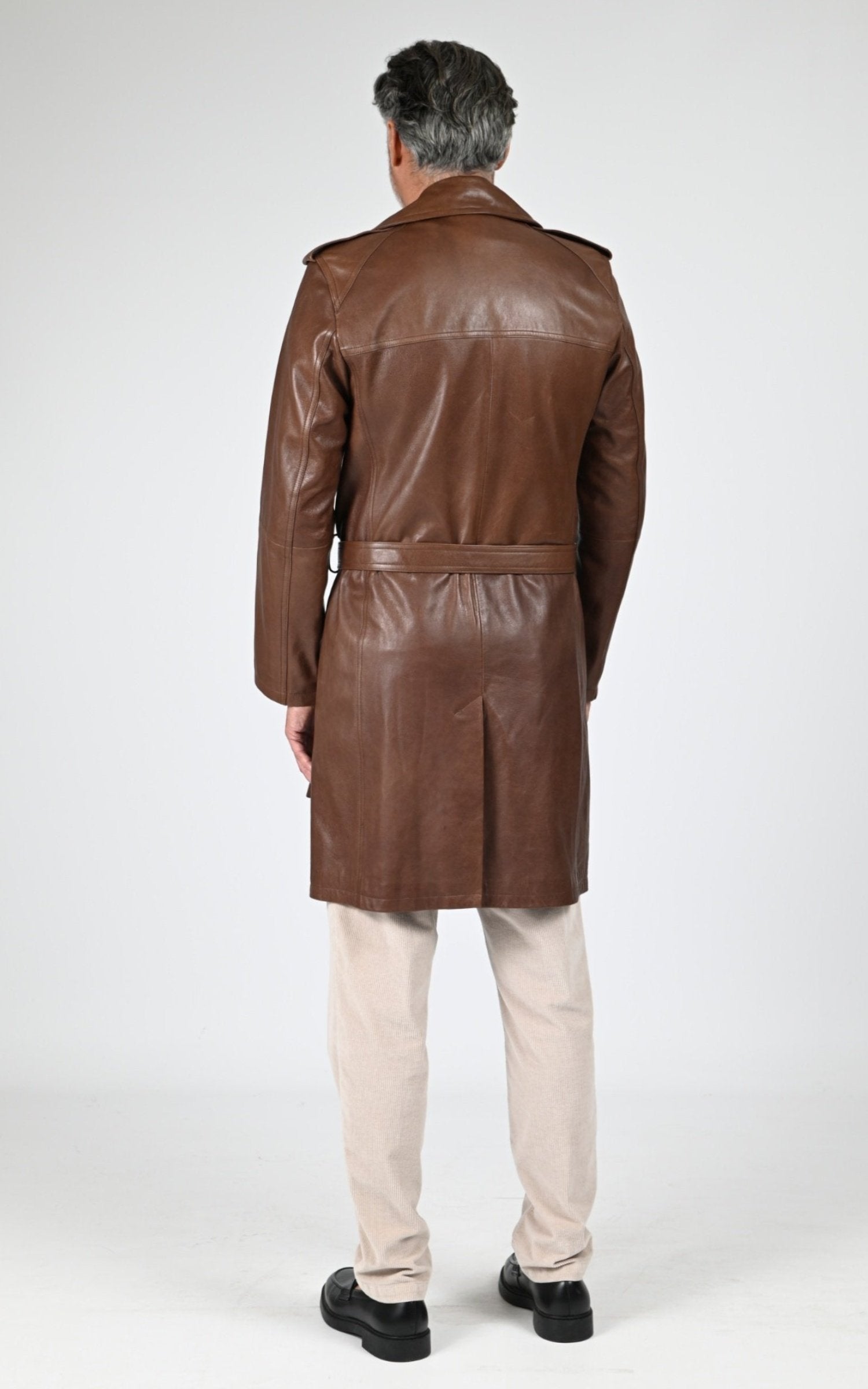 A "GEORGES" Noir La Canadienne Manteau Homme details photo