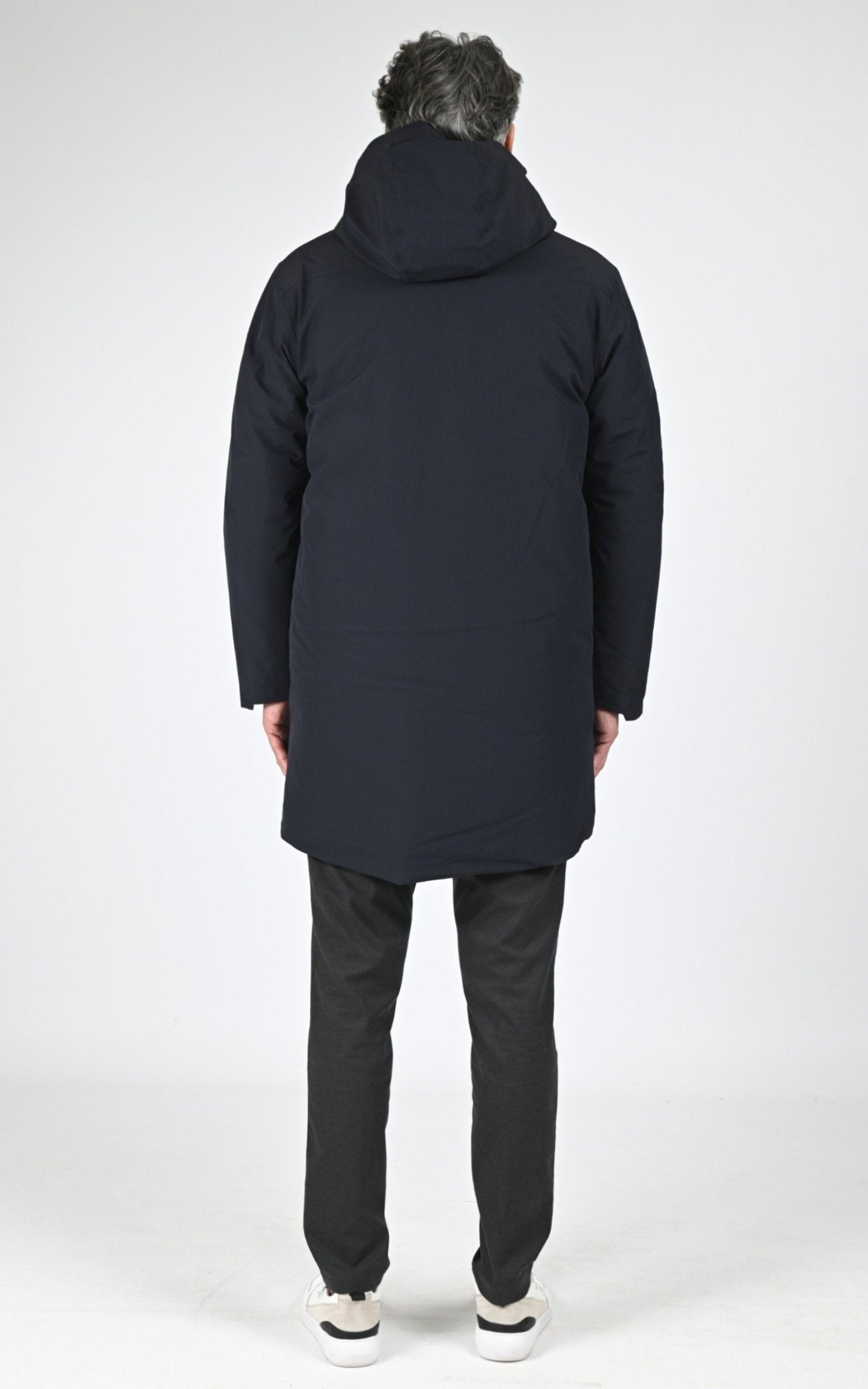 Parka Textile Homme Scandinavian Edition, modèle Guard ii de couleur midnight blue