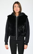 Gilet Textile Femme Mackage, modèle Gwendal de couleur black