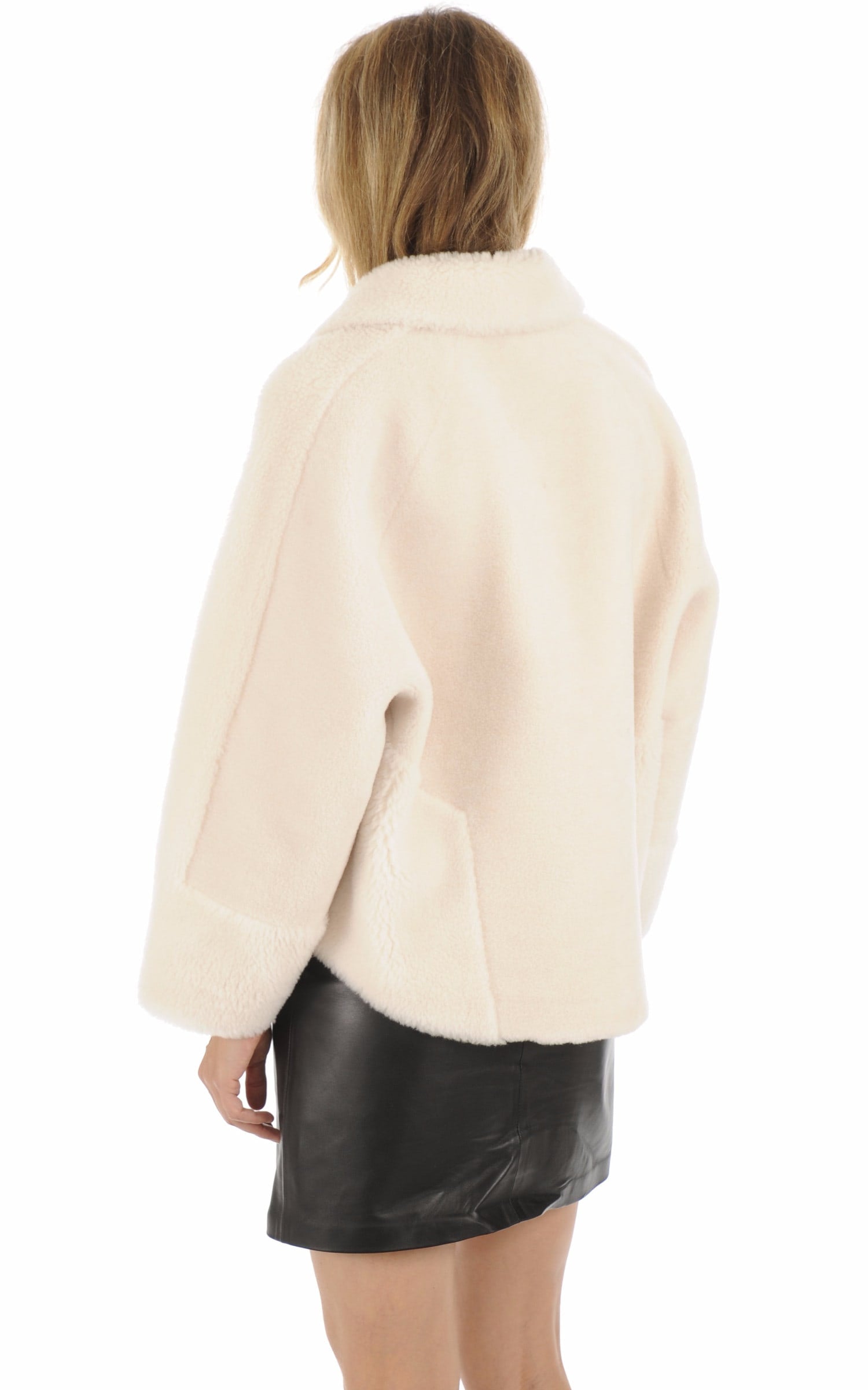 Blouson Textile Femme Oakwood, modèle Helen 63748 de couleur light beige 514