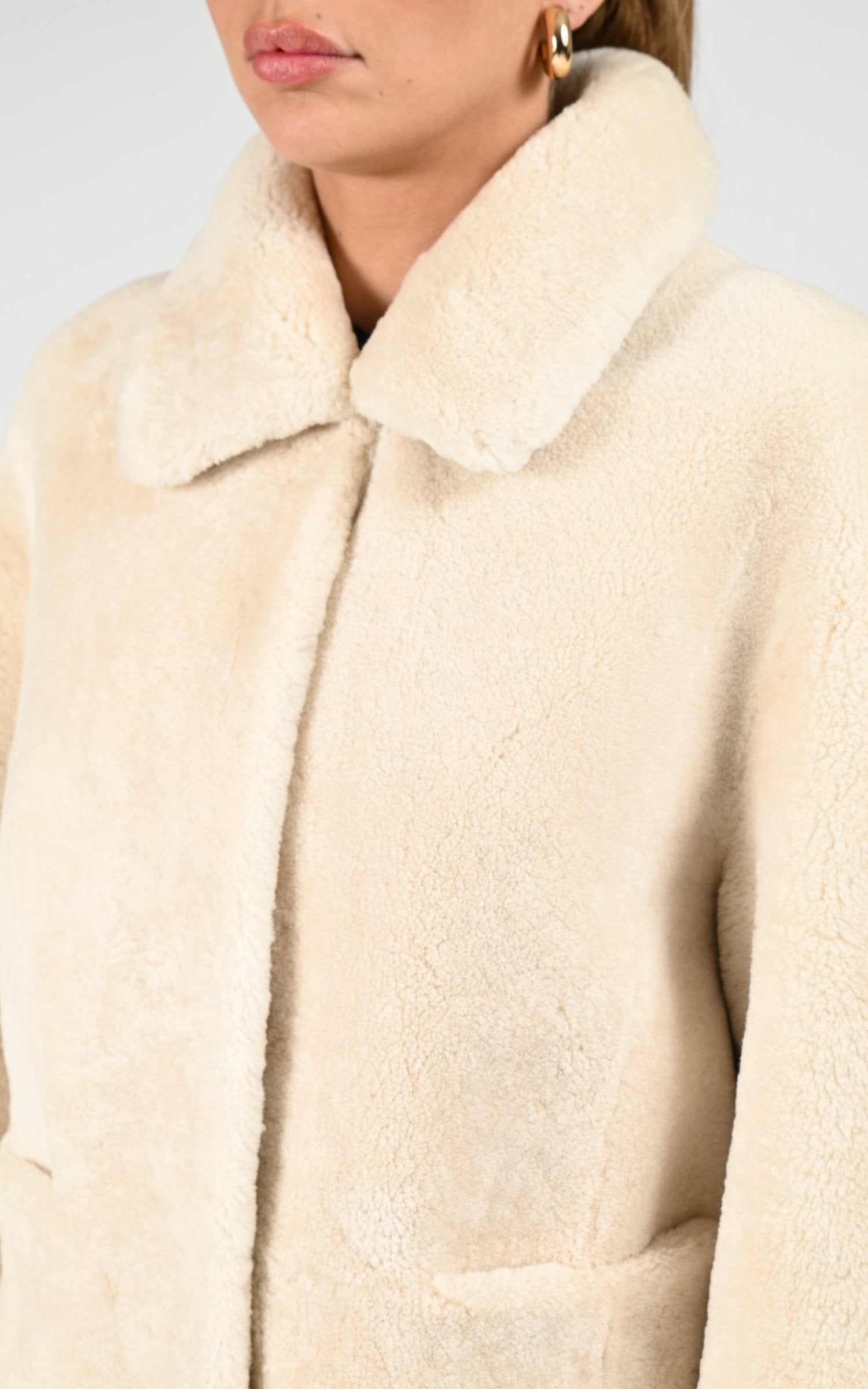 Veste Df Femme Levinsky, modèle Irene 65 de couleur beige h2