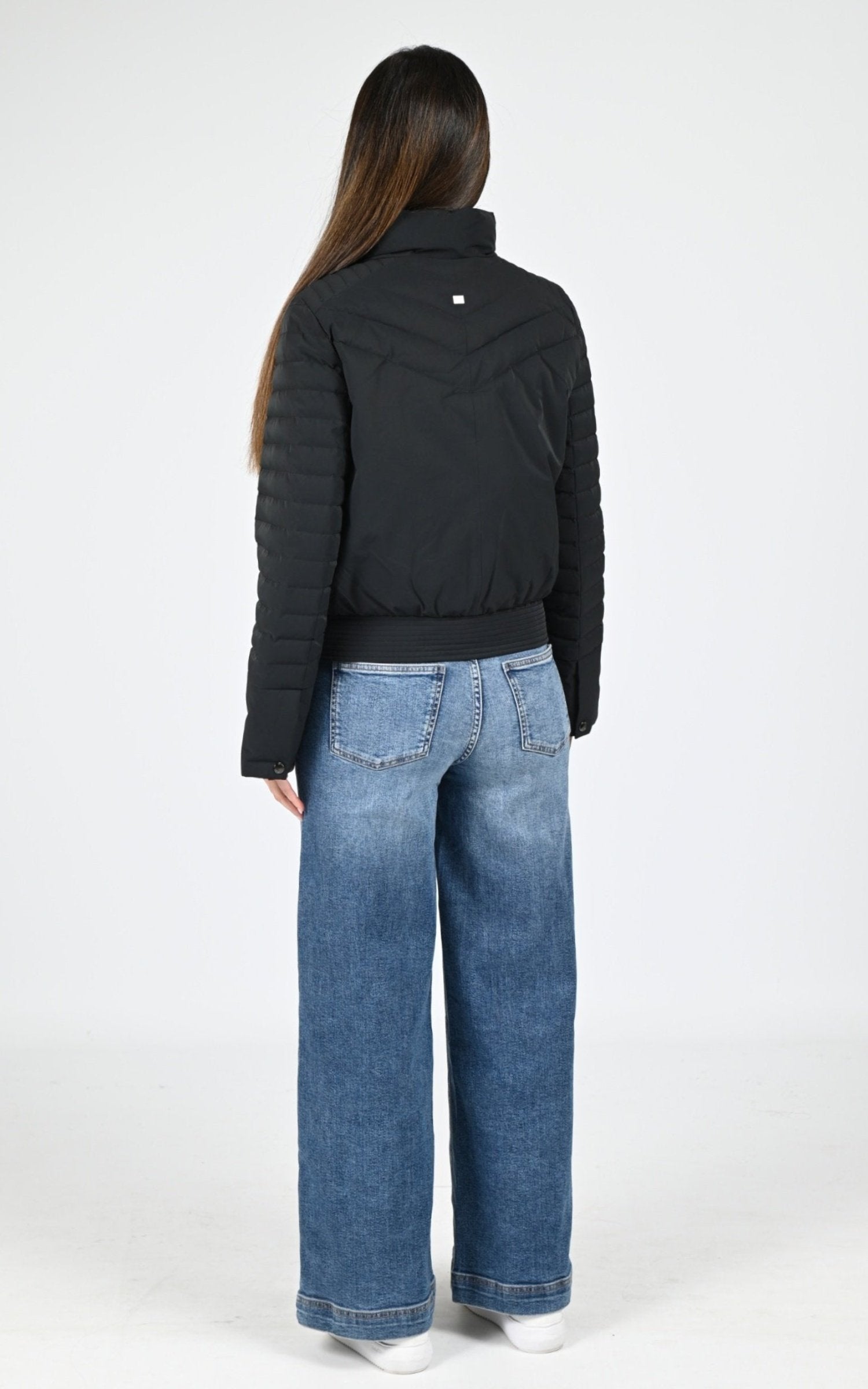 Blouson Textile Femme Soia & Kyo, modèle Isabella de couleur black