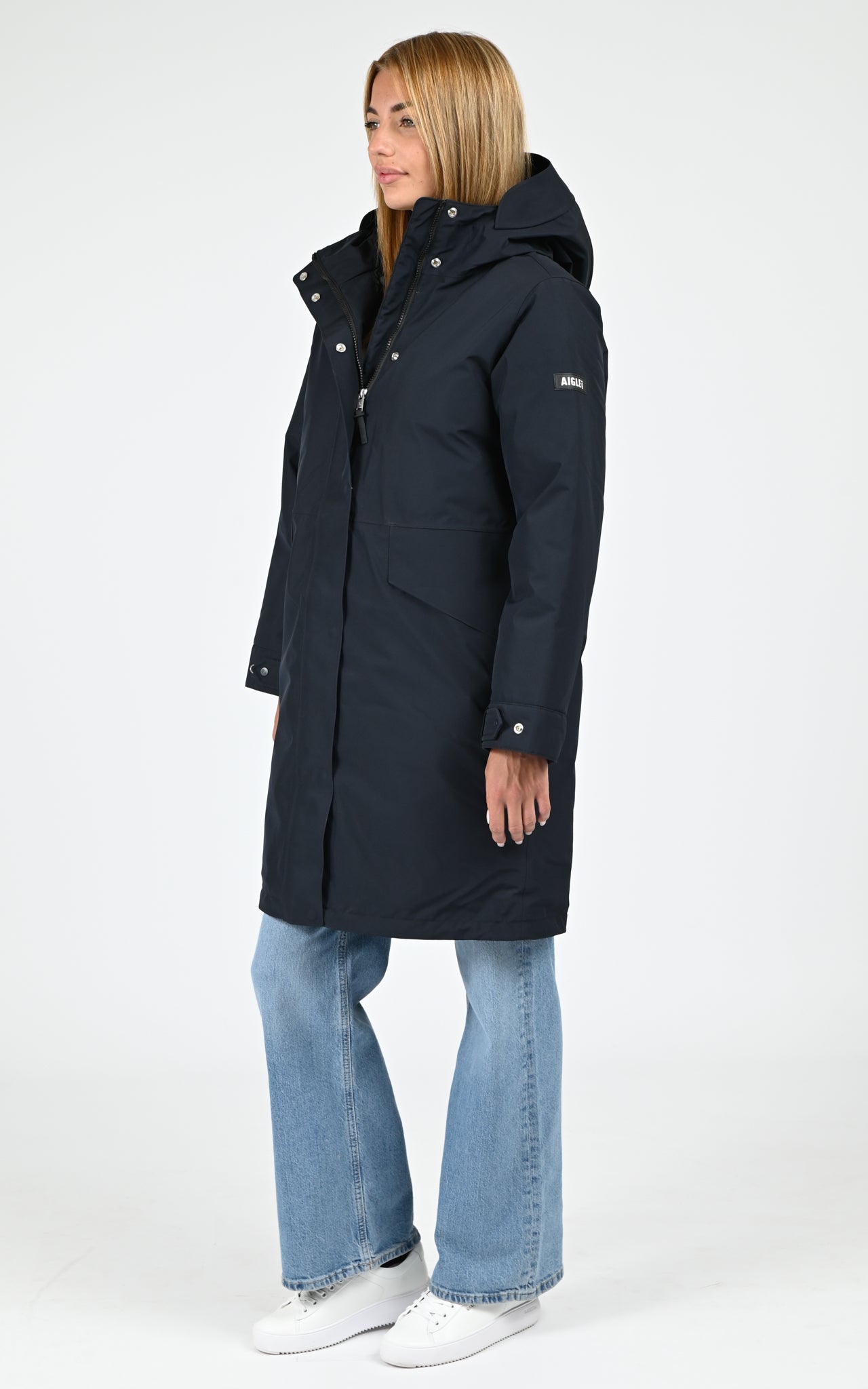 Parka longue GORE-TEX noir