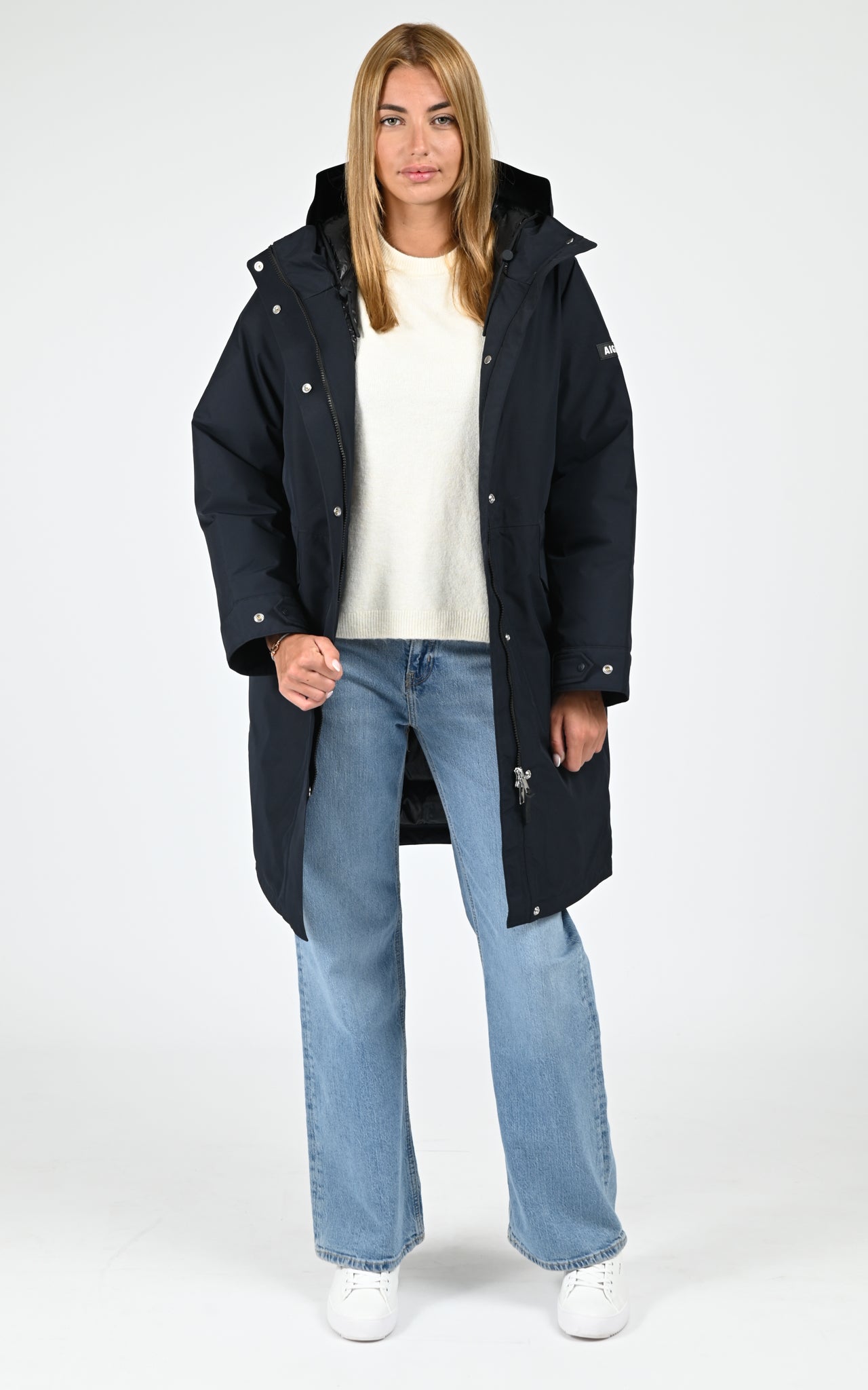 Parka longue GORE-TEX noir