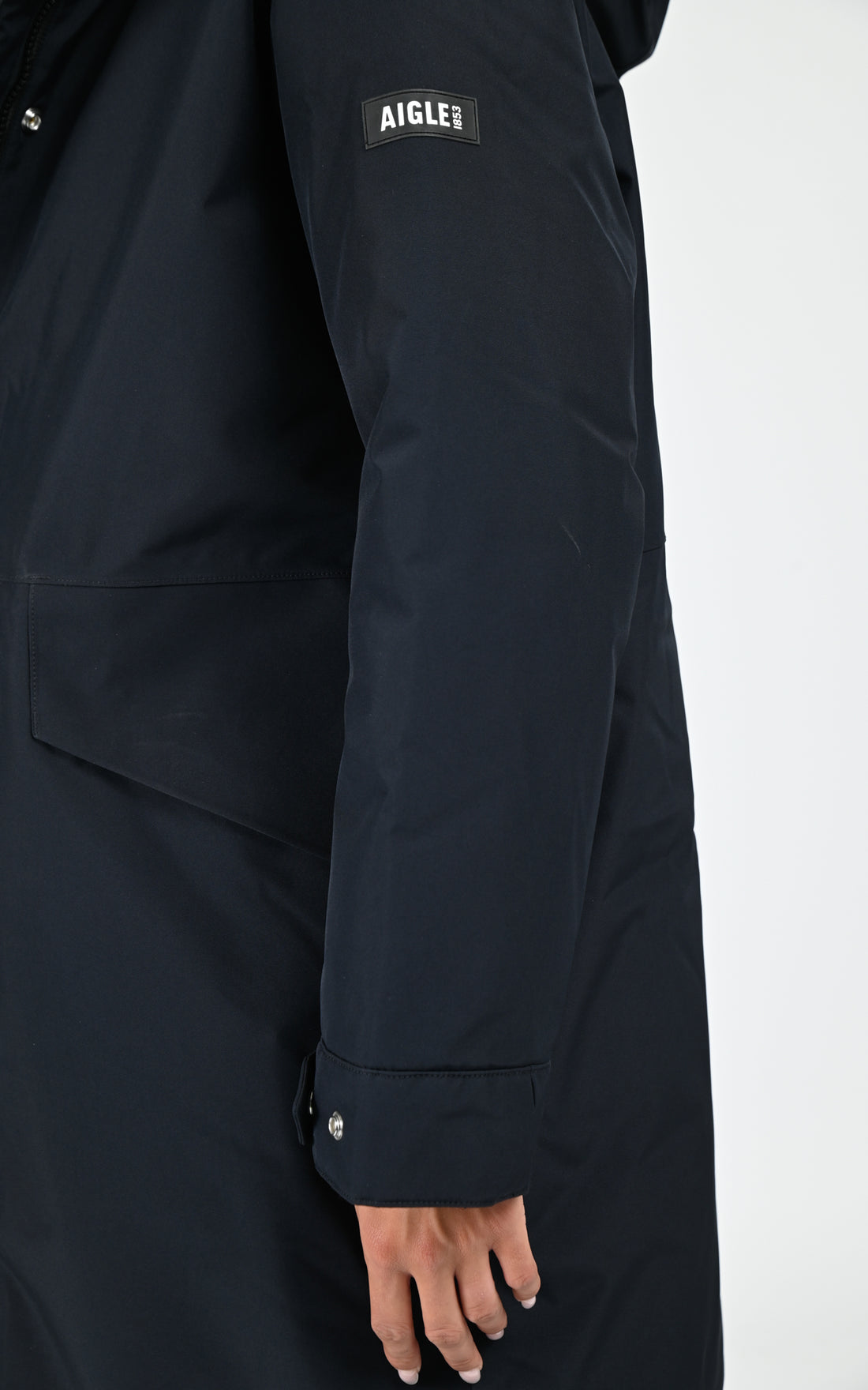 Parka longue GORE-TEX noir