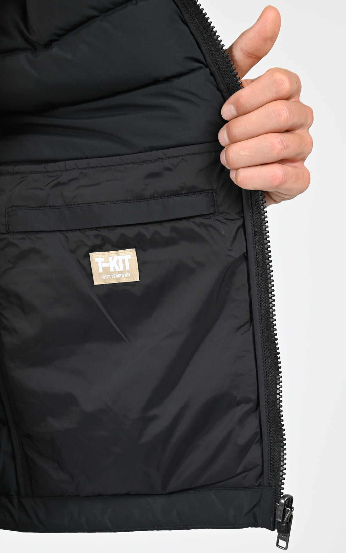 Doudoune courte T-KIT noir