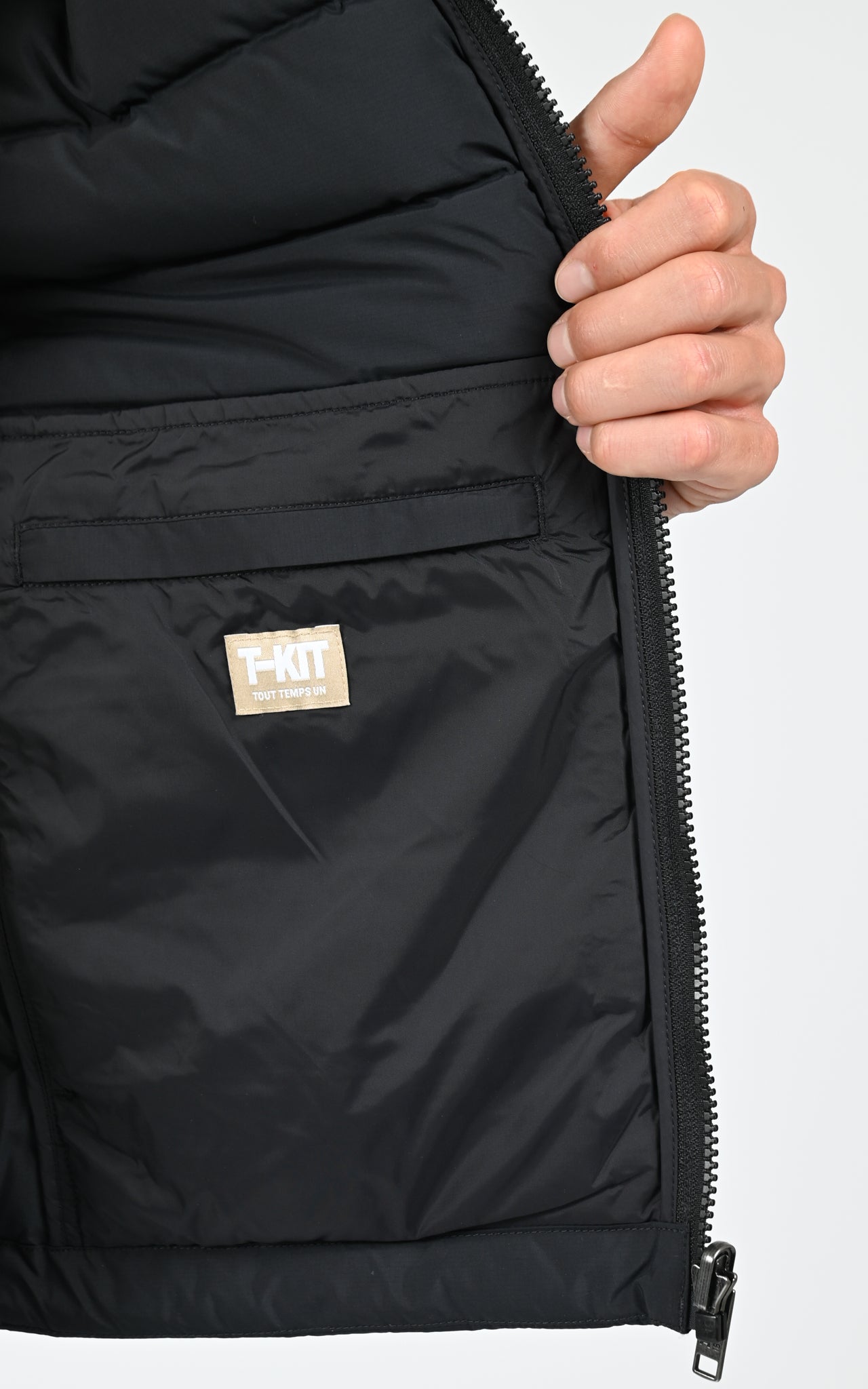 Doudoune courte T-KIT noir