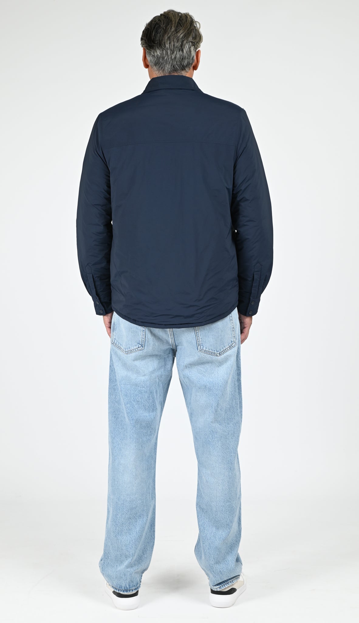 Veste shacket Umbert bleu marine 4