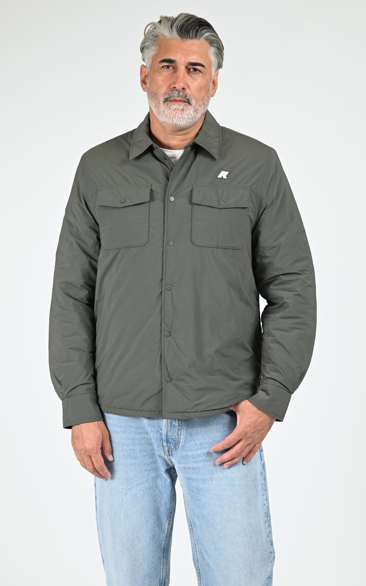 Veste shacket Umbert kaki 1