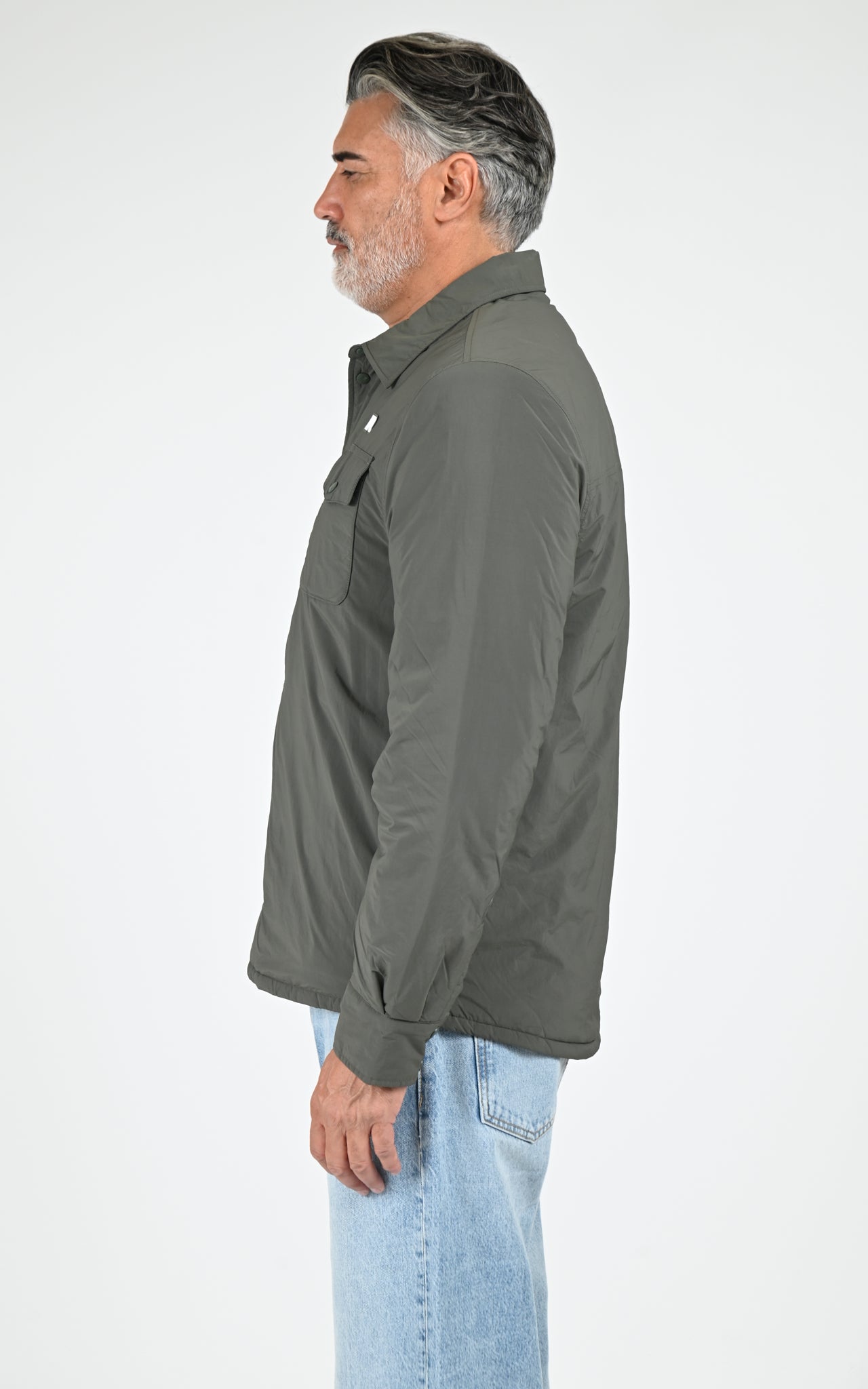 Veste shacket Umbert kaki 3