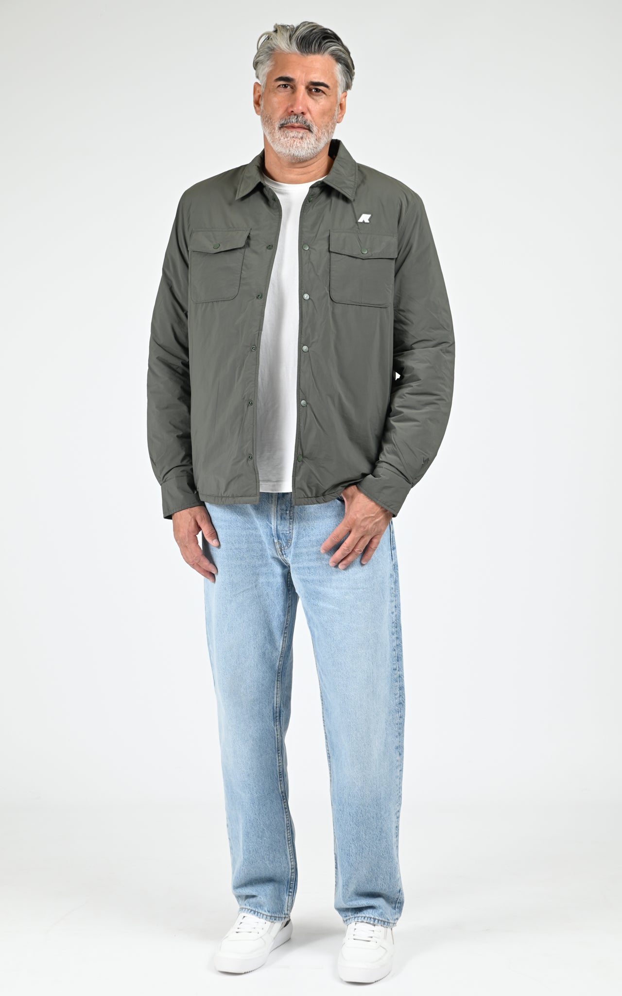 Veste shacket Umbert kaki 2