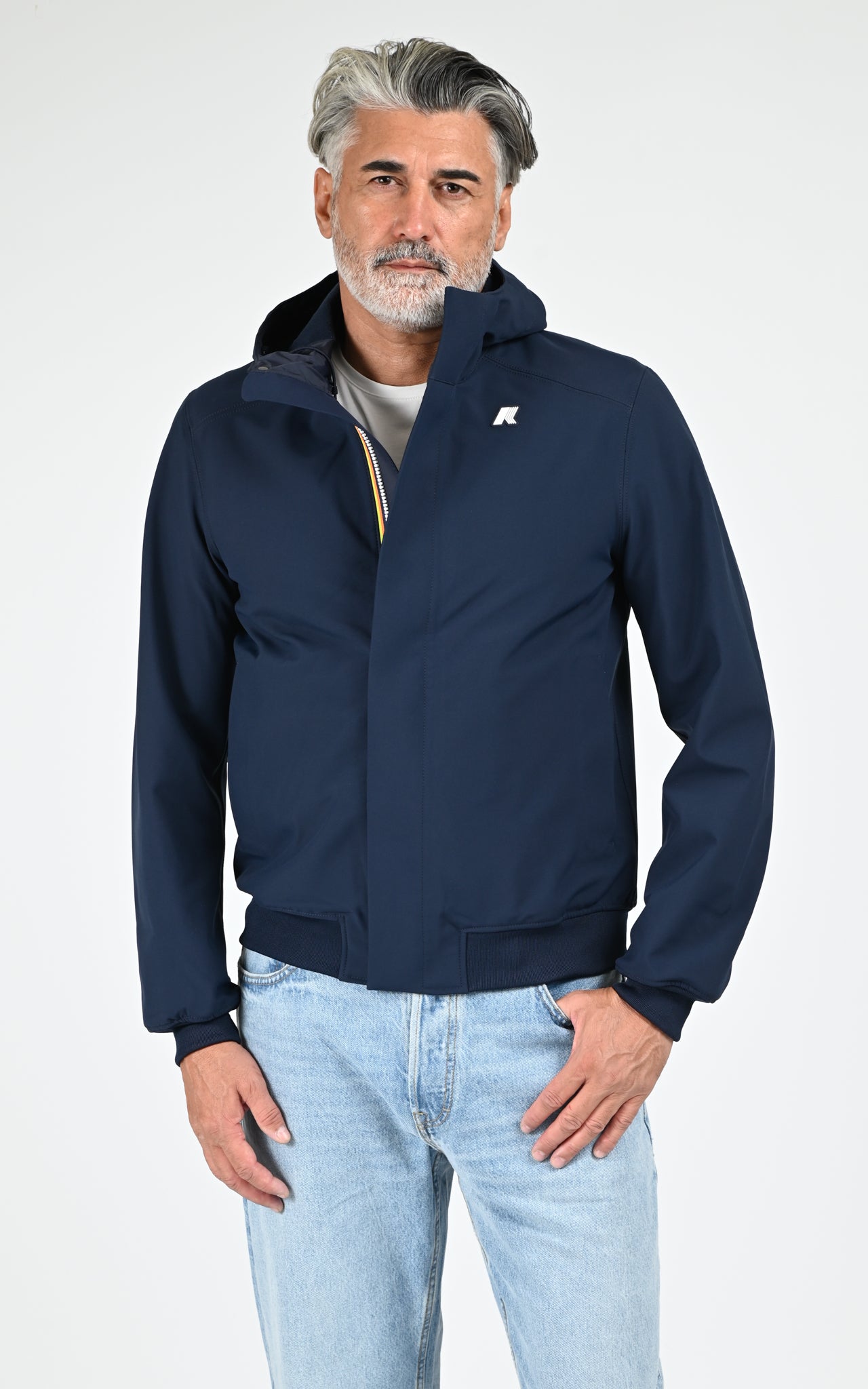 Veste imperméable Joachim Bonded bleu marine 1