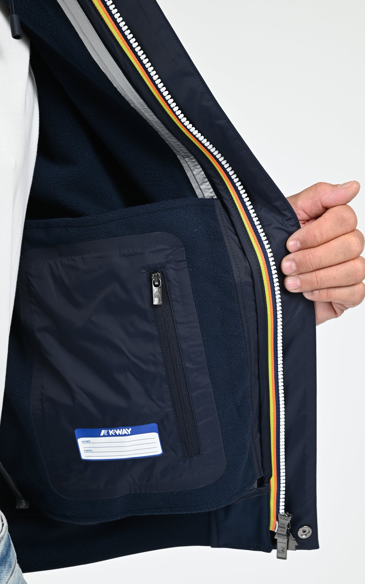 Veste imperméable Joachim Bonded bleu marine 5