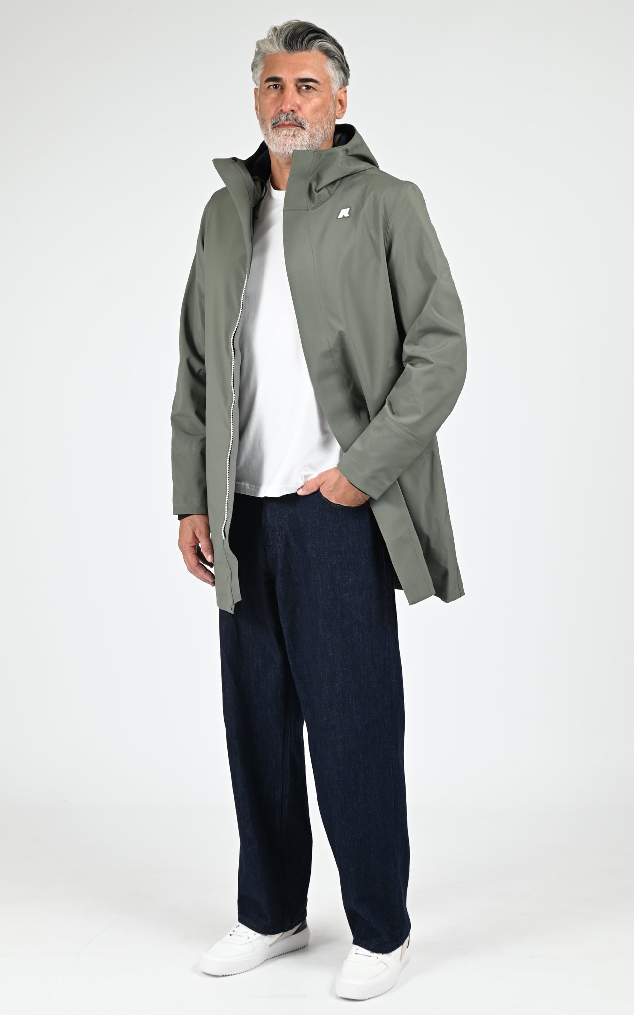 Parka imperméable Thomas Bonded kaki 2