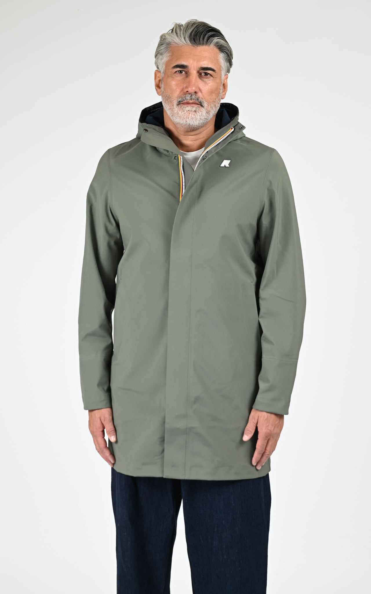 Parka imperméable Thomas Bonded kaki 1